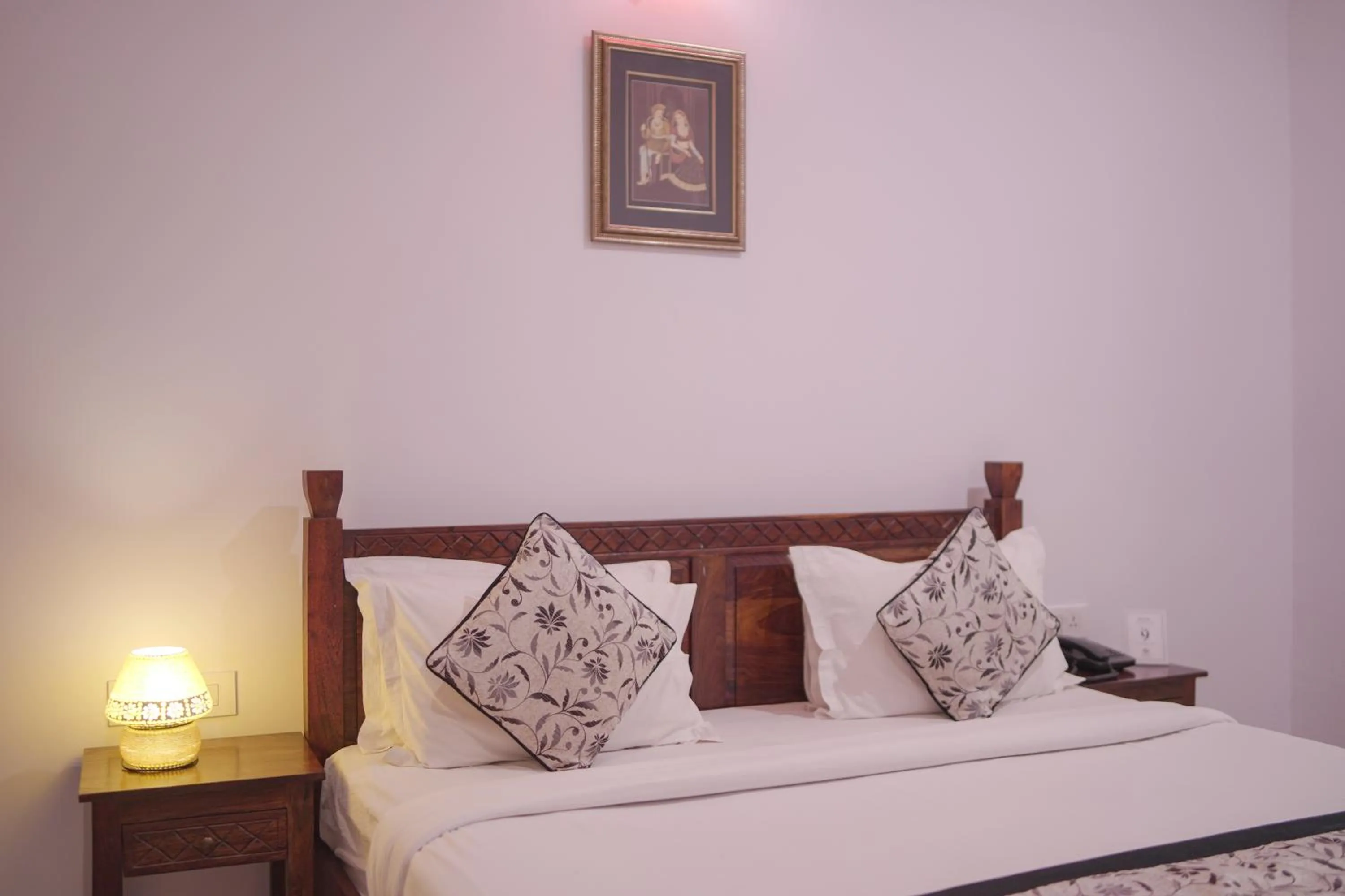 Bedroom, Bed in Atulya Niwas