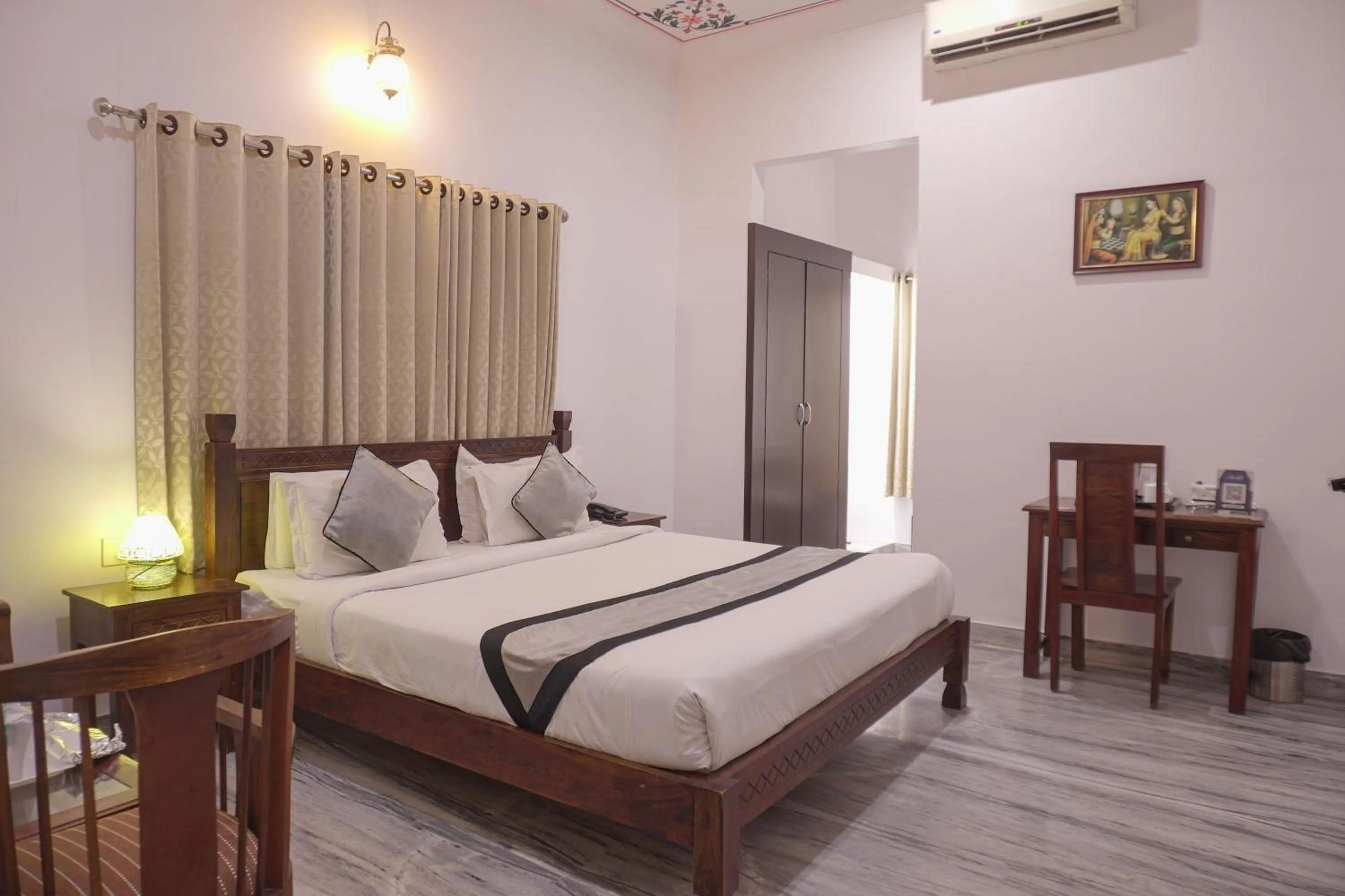 Bedroom, Bed in Atulya Niwas