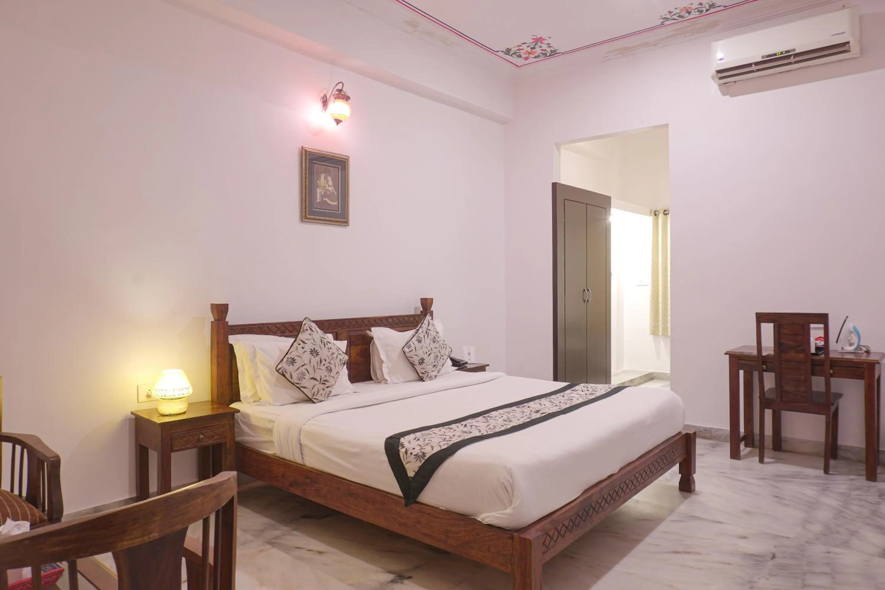 Bedroom, Bed in Atulya Niwas