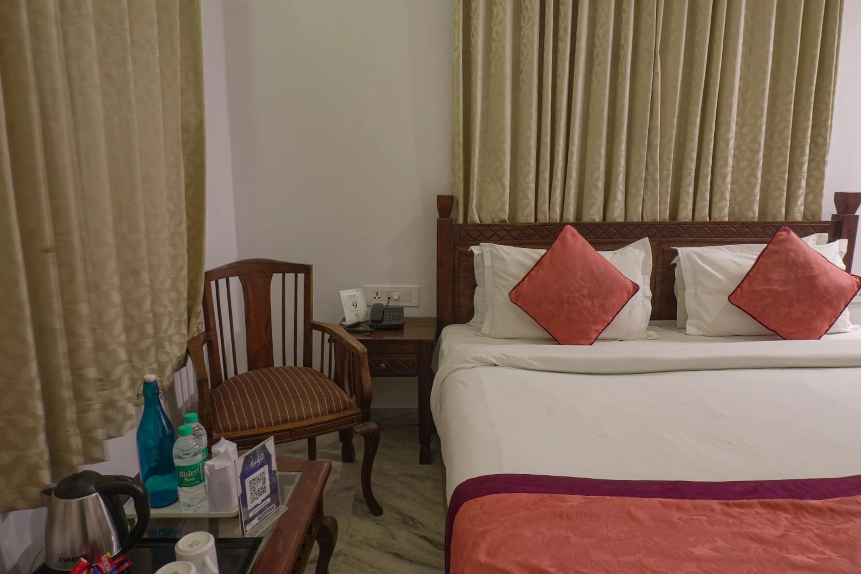 Bedroom, Bed in Atulya Niwas