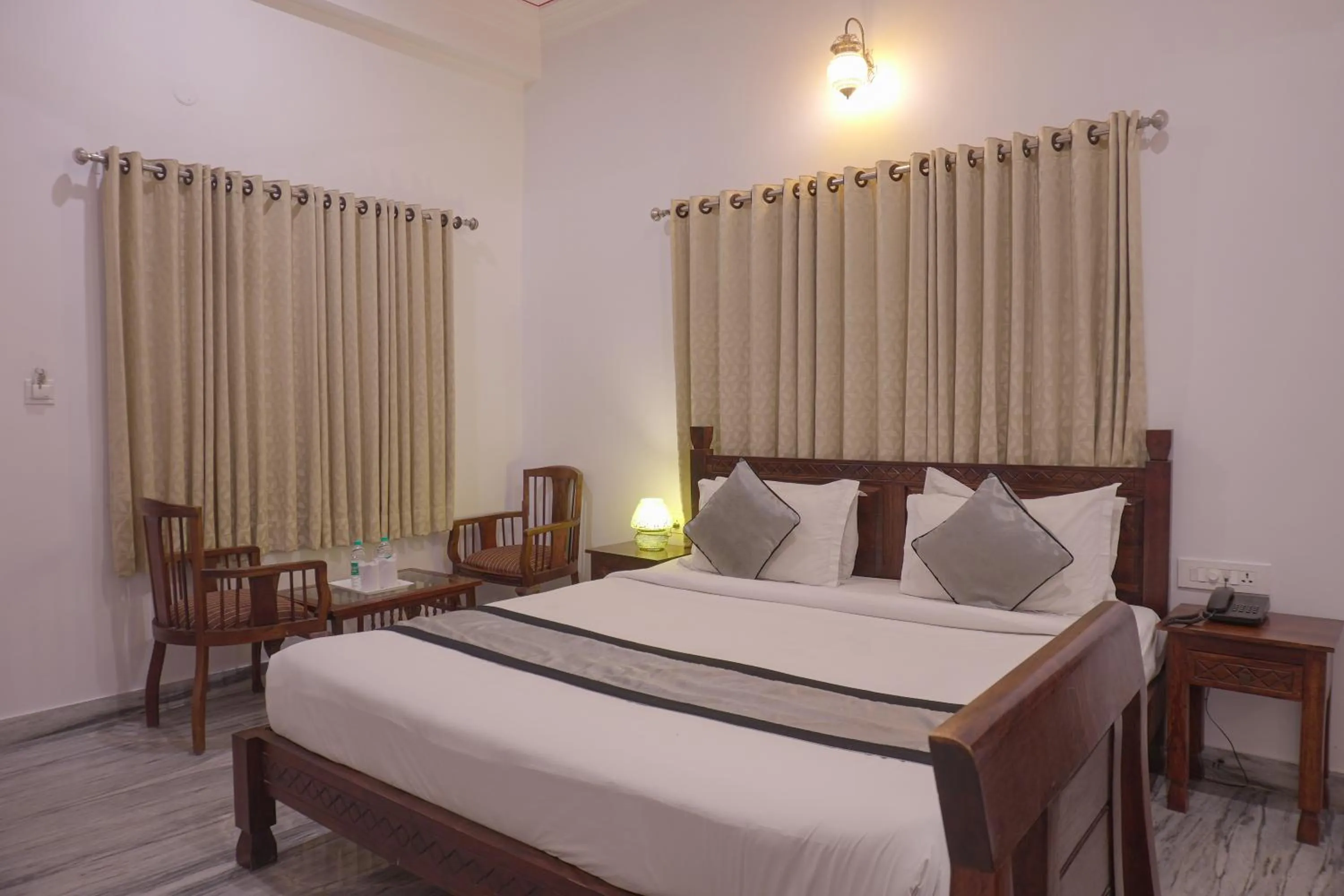 Bedroom, Bed in Atulya Niwas