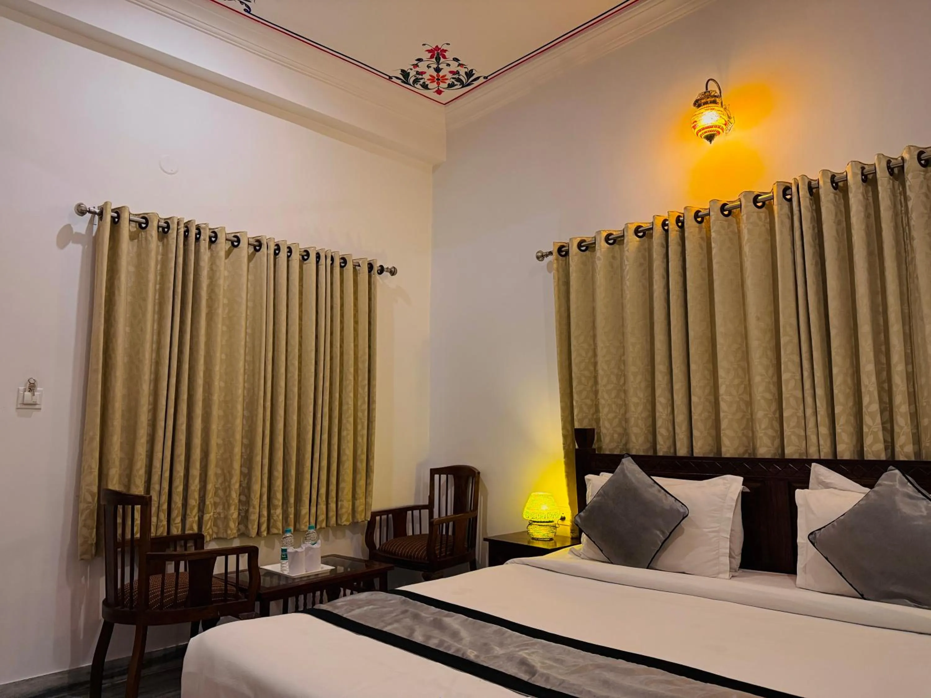 Bedroom, Bed in Atulya Niwas