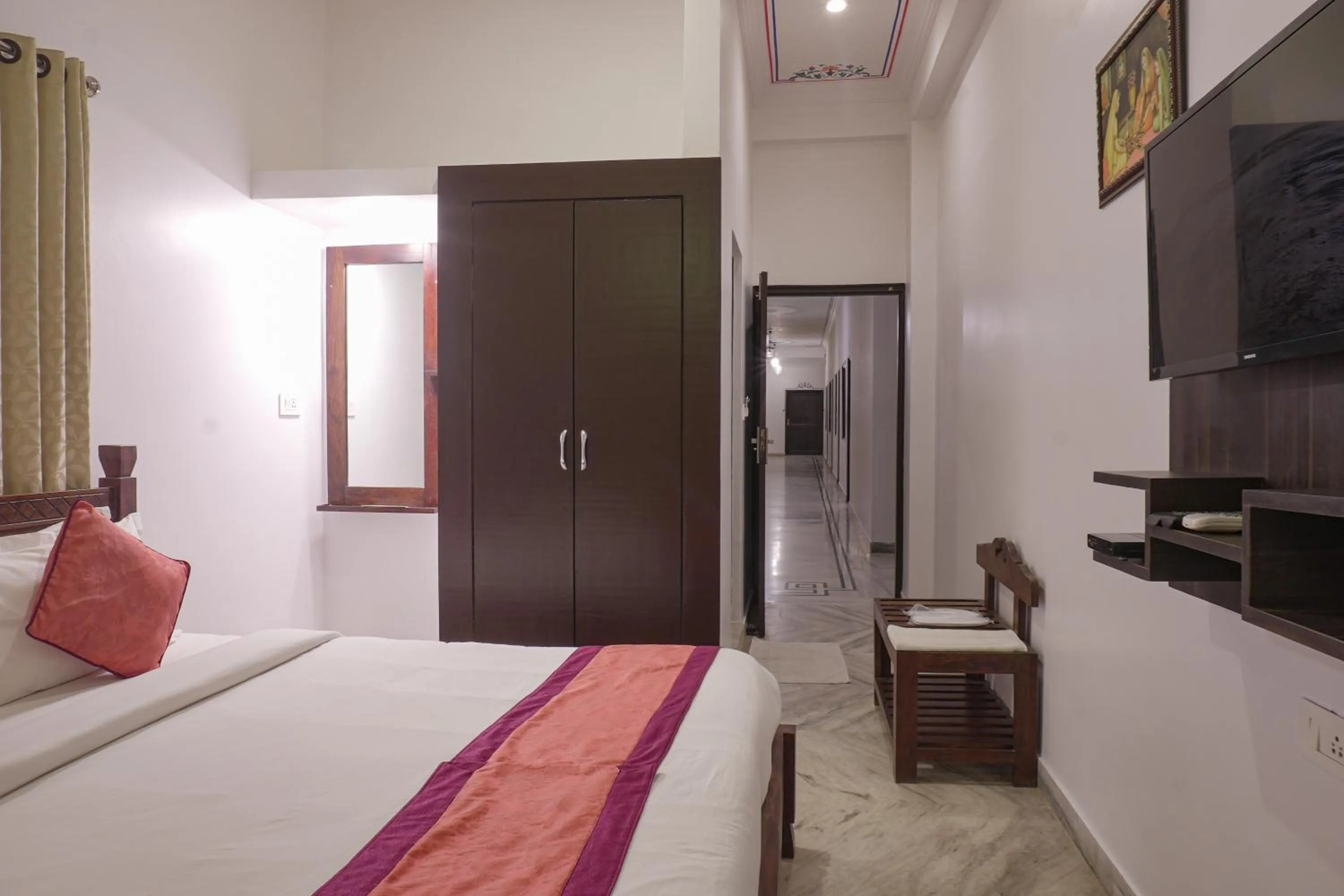 Bedroom, Bed in Atulya Niwas