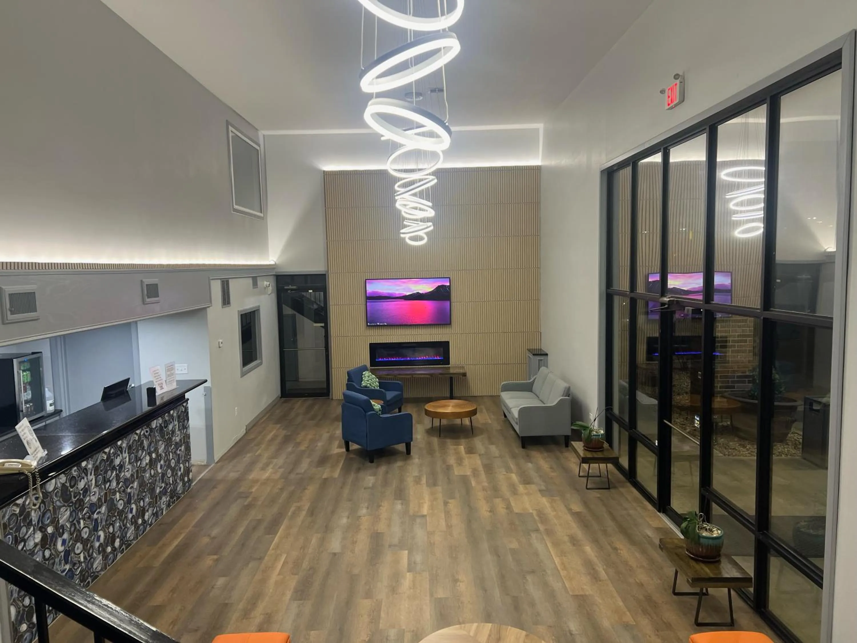 Lobby or reception in Walnut Inn Roland