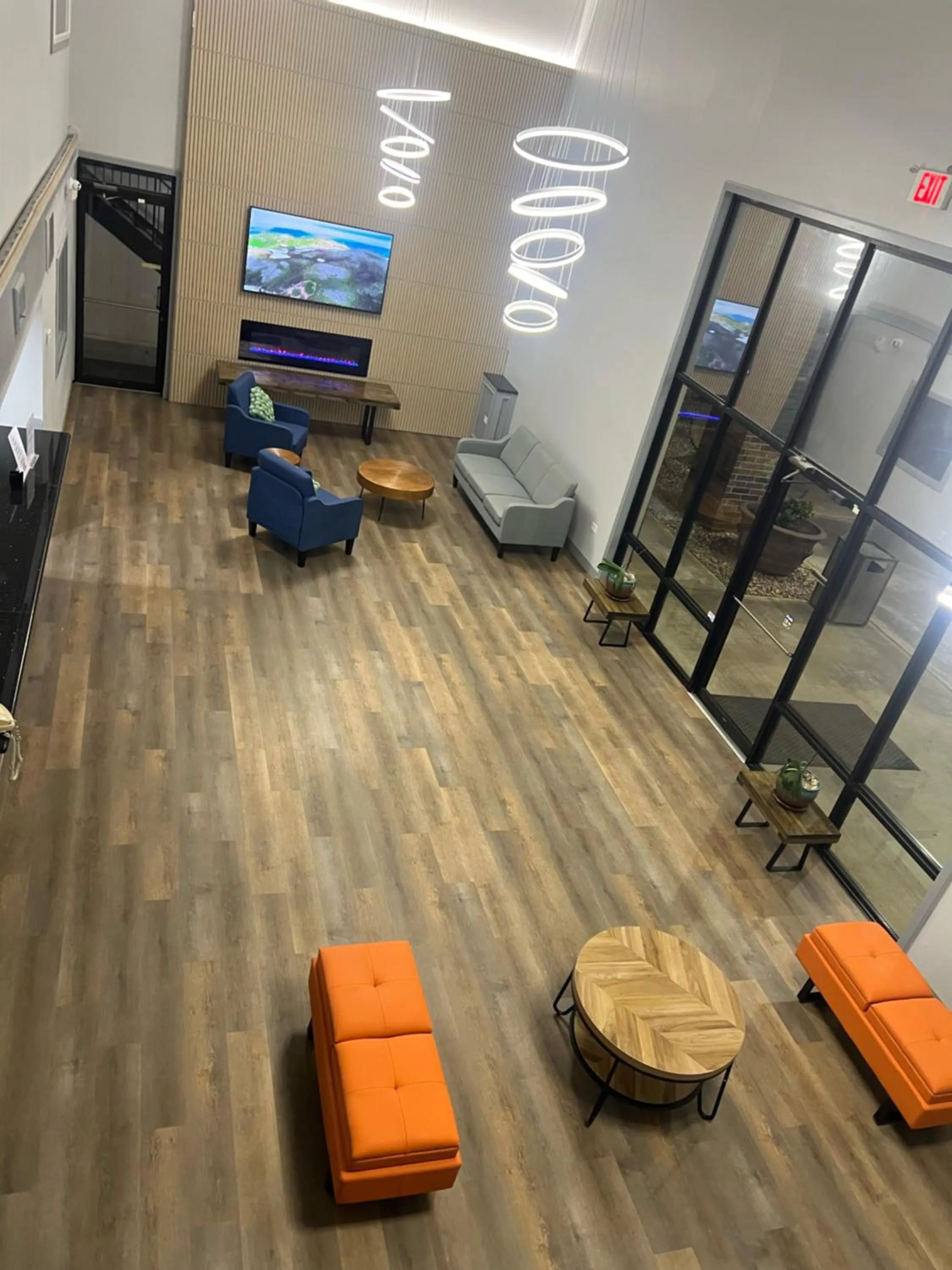 Lobby or reception in Walnut Inn Roland