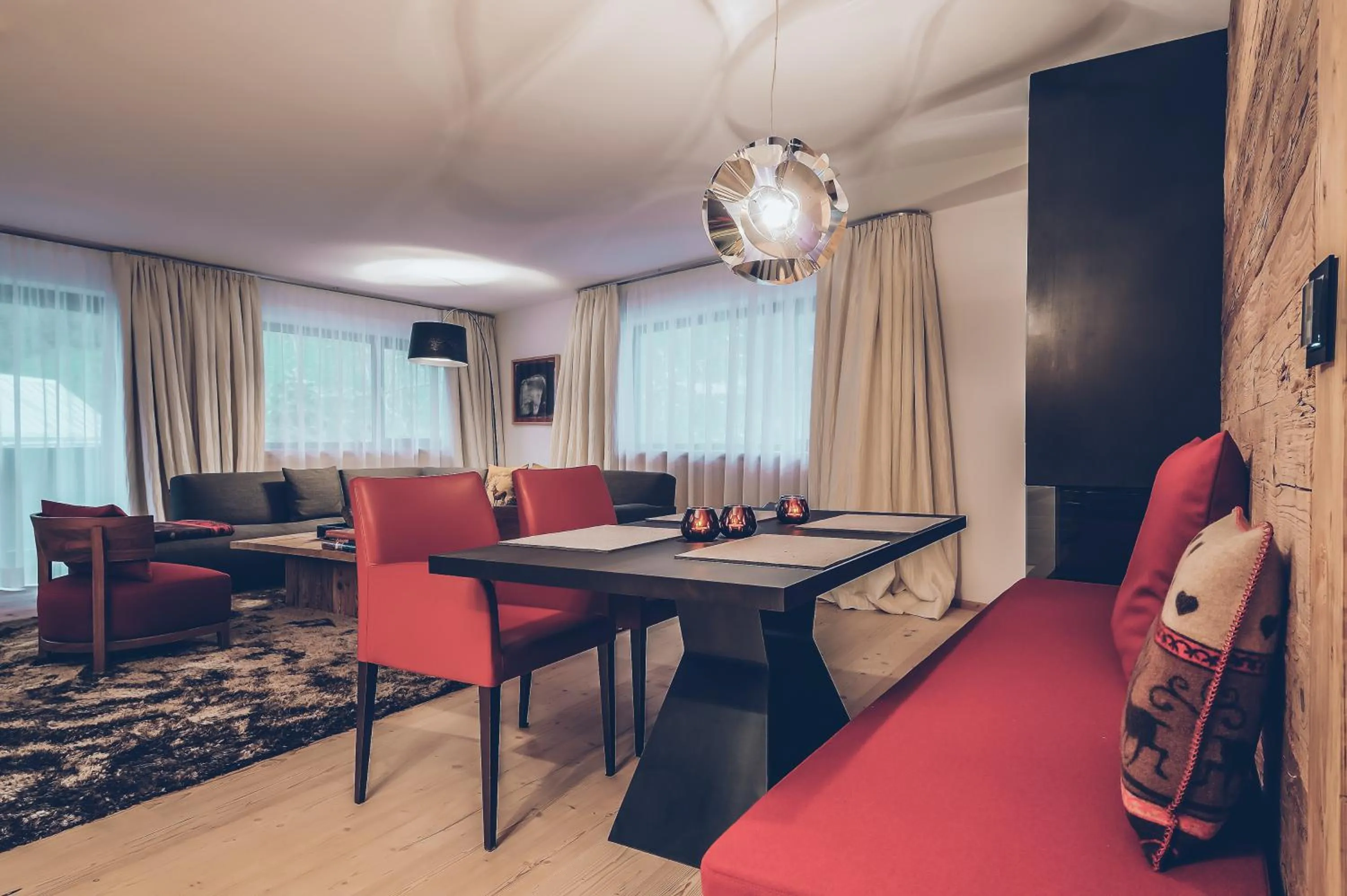 Living room in Elizabeth Arthotel Adults Only