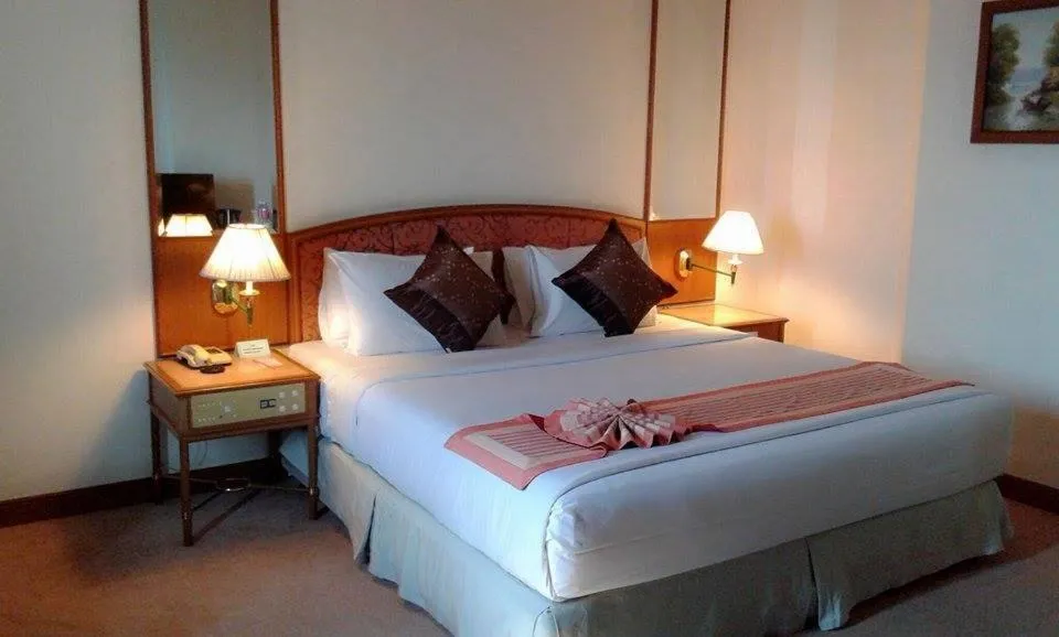 Bed in The Regency Hotel Hatyai