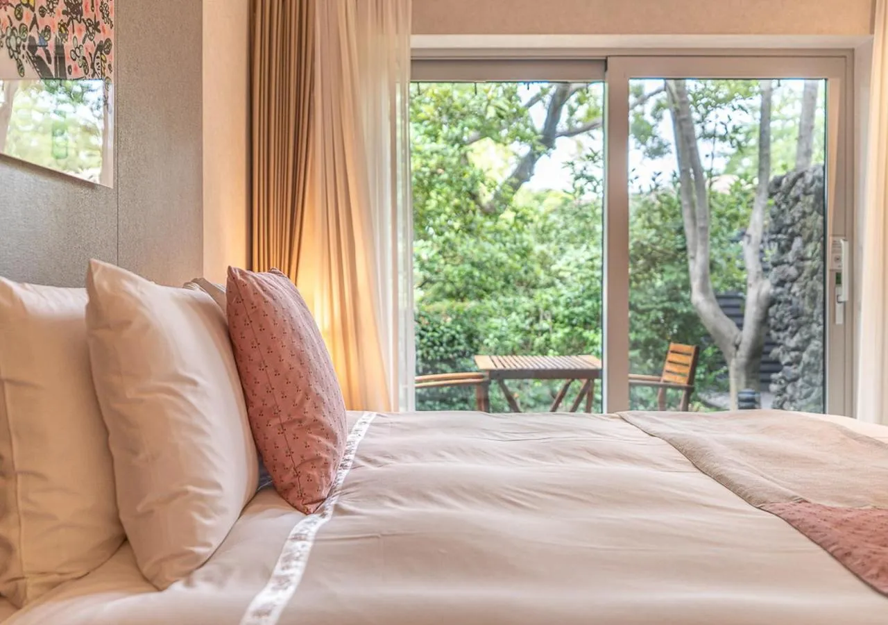 Bed in The Seaes Hotel & Resort