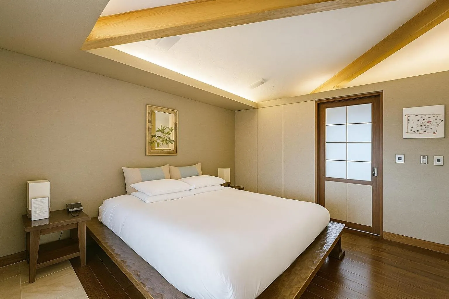 Bed in The Seaes Hotel & Resort