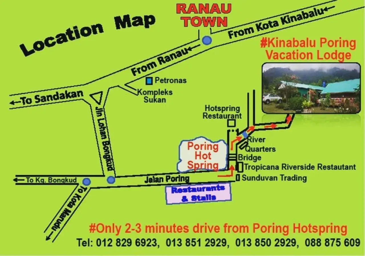 Landmark view in Kinabalu Poring Vacation Lodge Landmark view in Kinabalu Poring Vacation Lodge