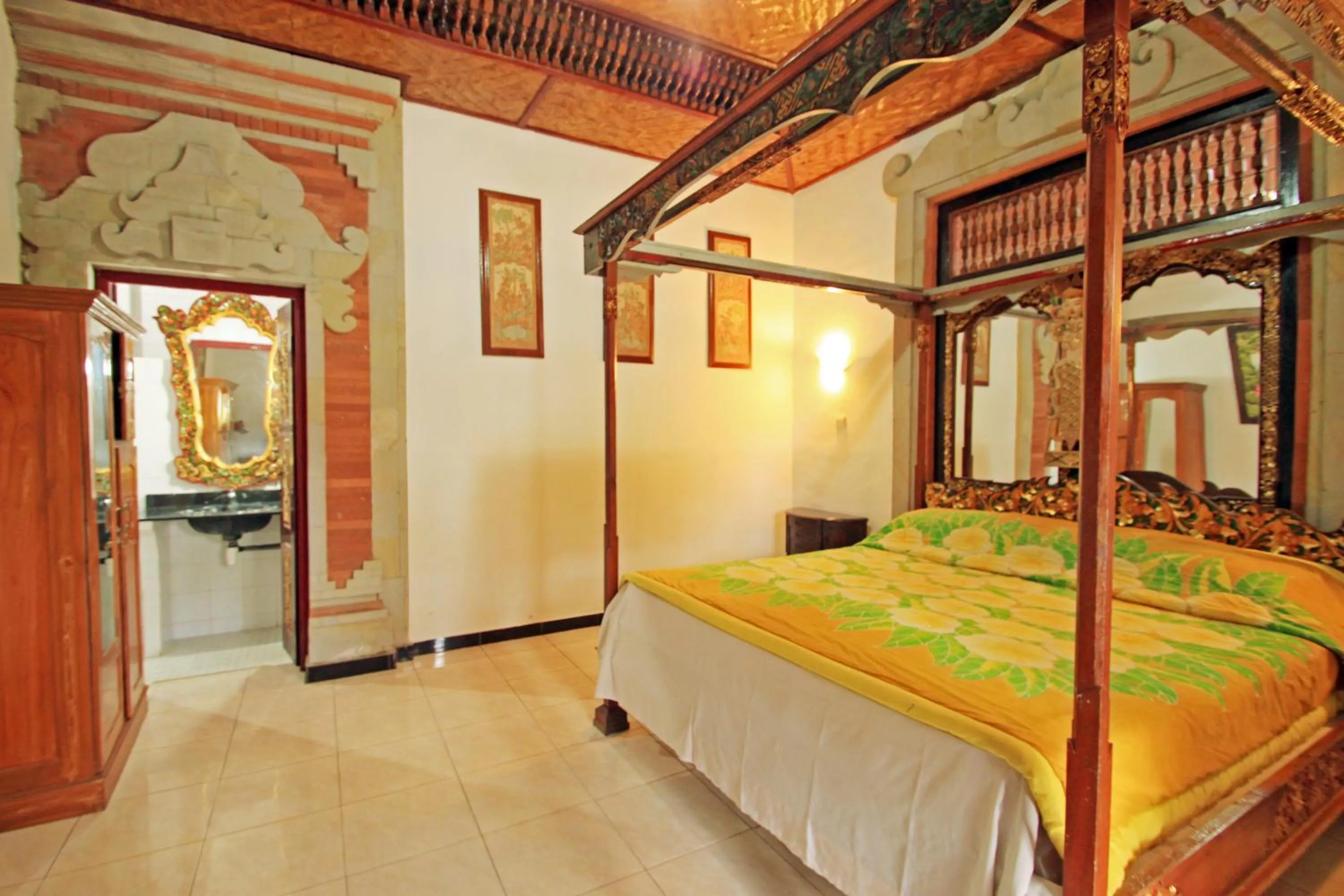 Bedroom, Bed in Pering Bungalow Ubud