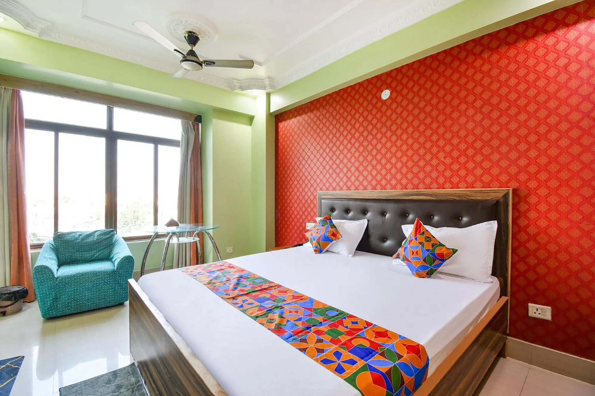 Bed in FabHotel Elements Inn