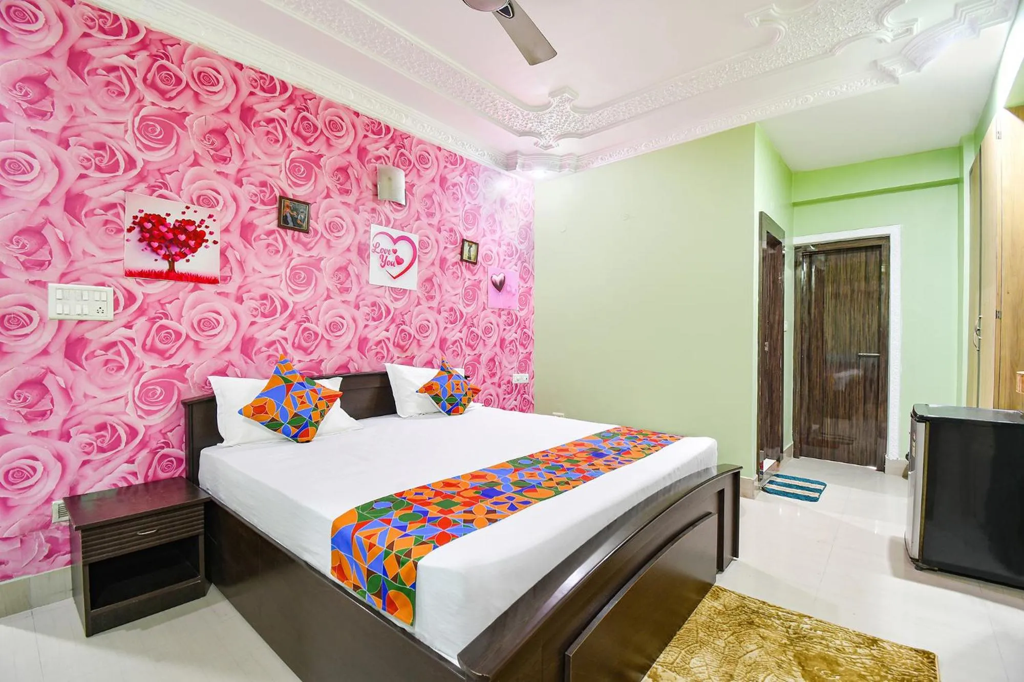 Bed in FabHotel Elements Inn