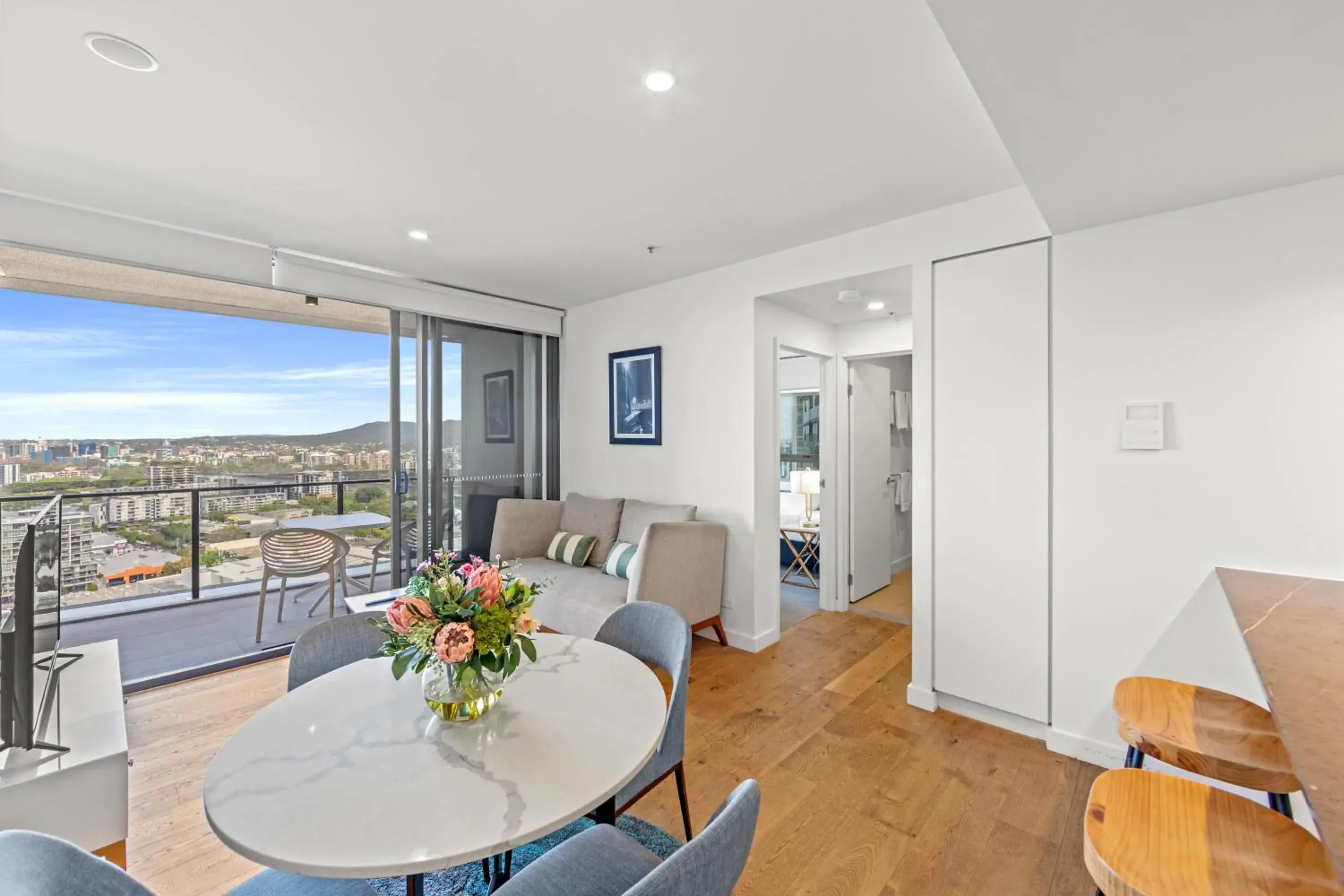 Two Bedroom One Bathroom Apartment in Brisbane One Apartments by CLLIX Two Bedroom One Bathroom Apartment in Brisbane One Apartments by CLLIX