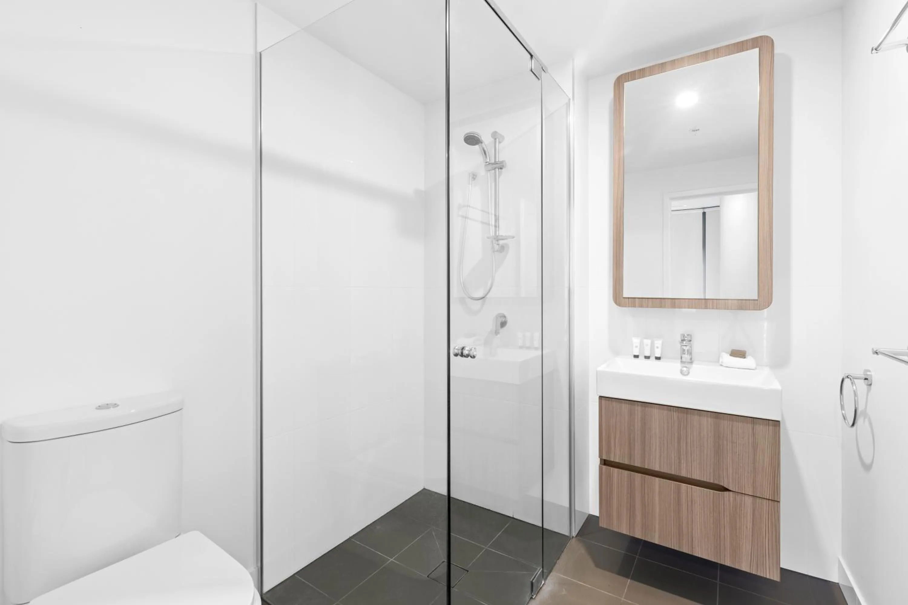 Shower in Brisbane One Apartments by CLLIX