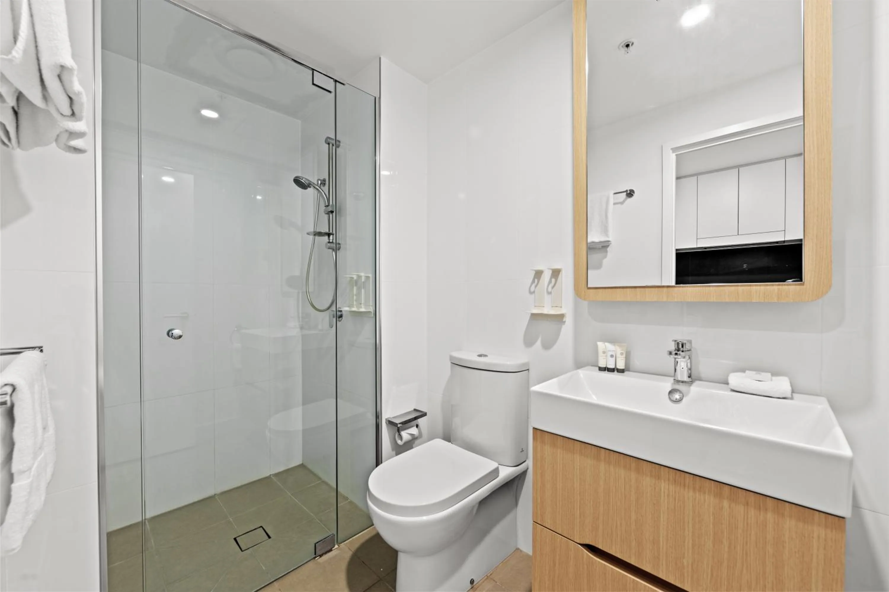 Shower in Brisbane One Apartments by CLLIX