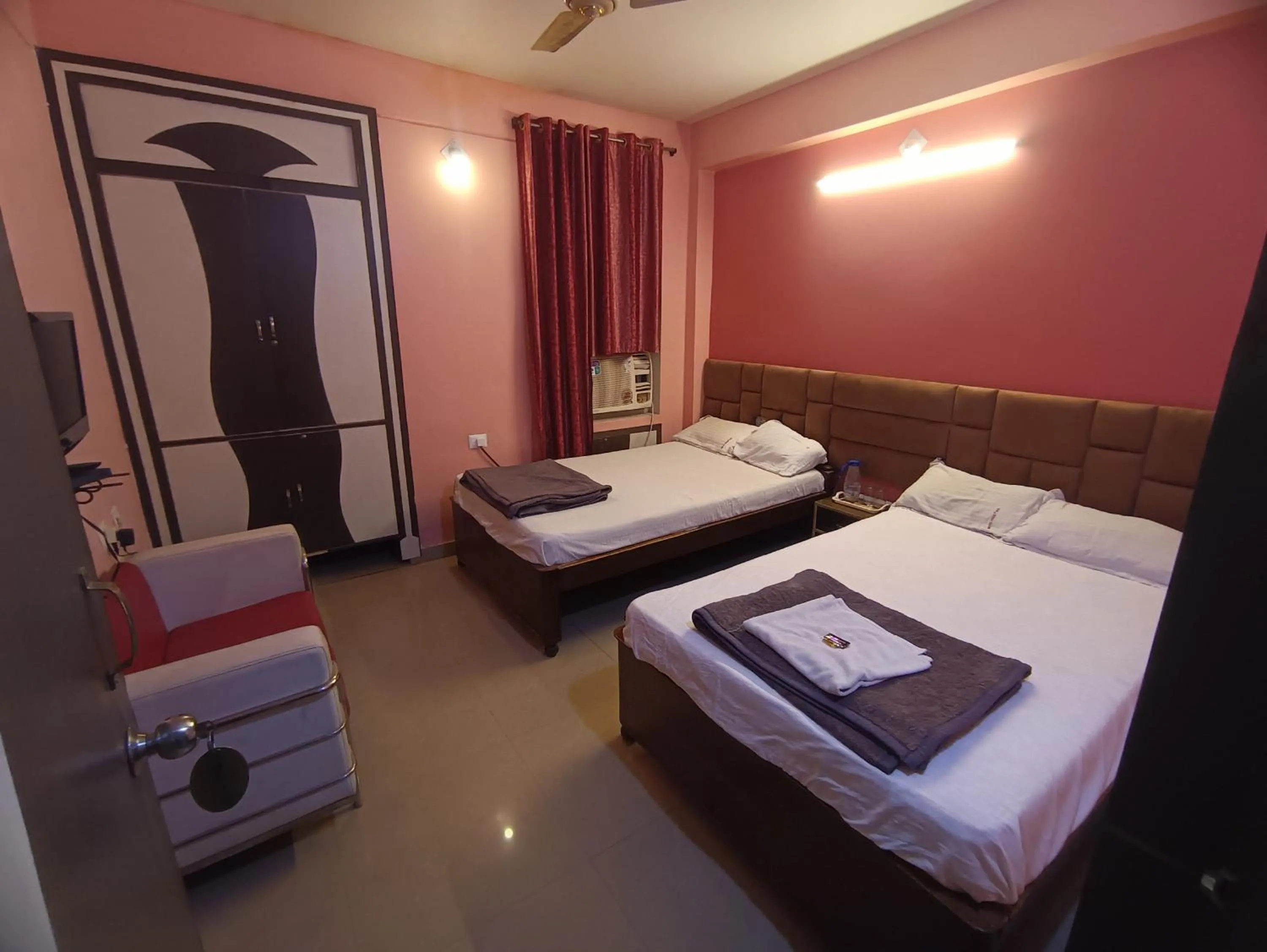 Bed in Hotel Viraat Inn Gaya