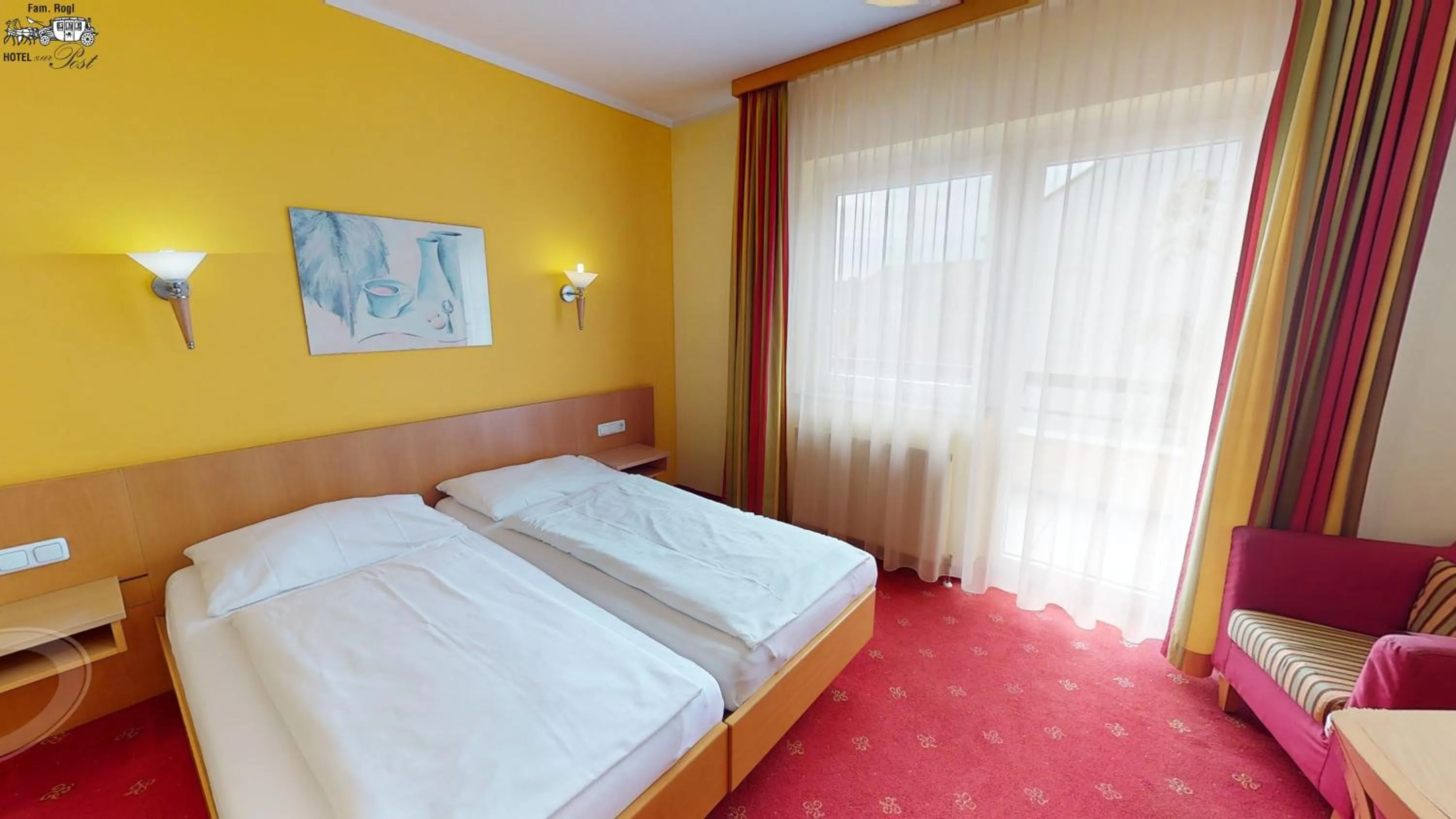 Bedroom, Bed in Hotel zur Post