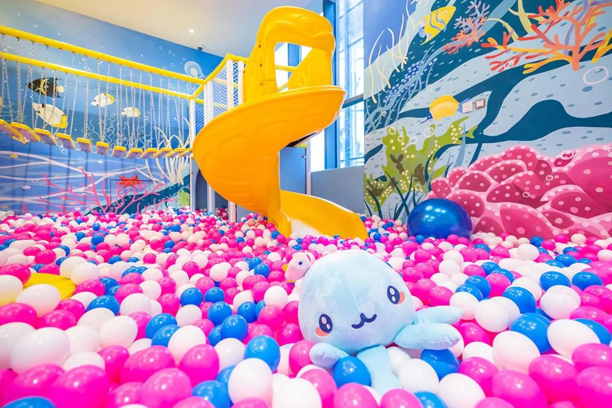 Children play ground in Shanghai Haichang Ocean Park Resort Hotel