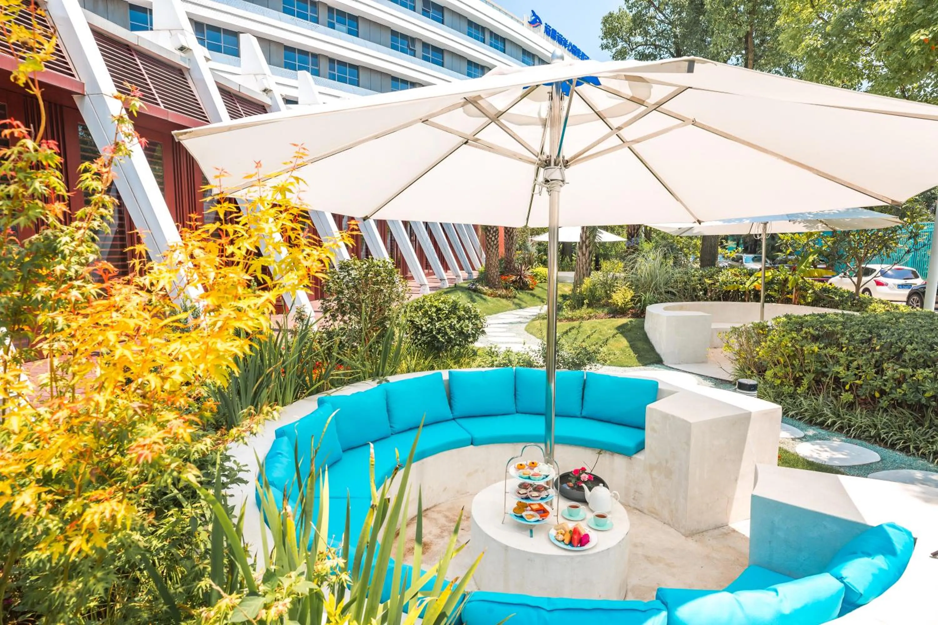 Garden in Shanghai Haichang Ocean Park Resort Hotel