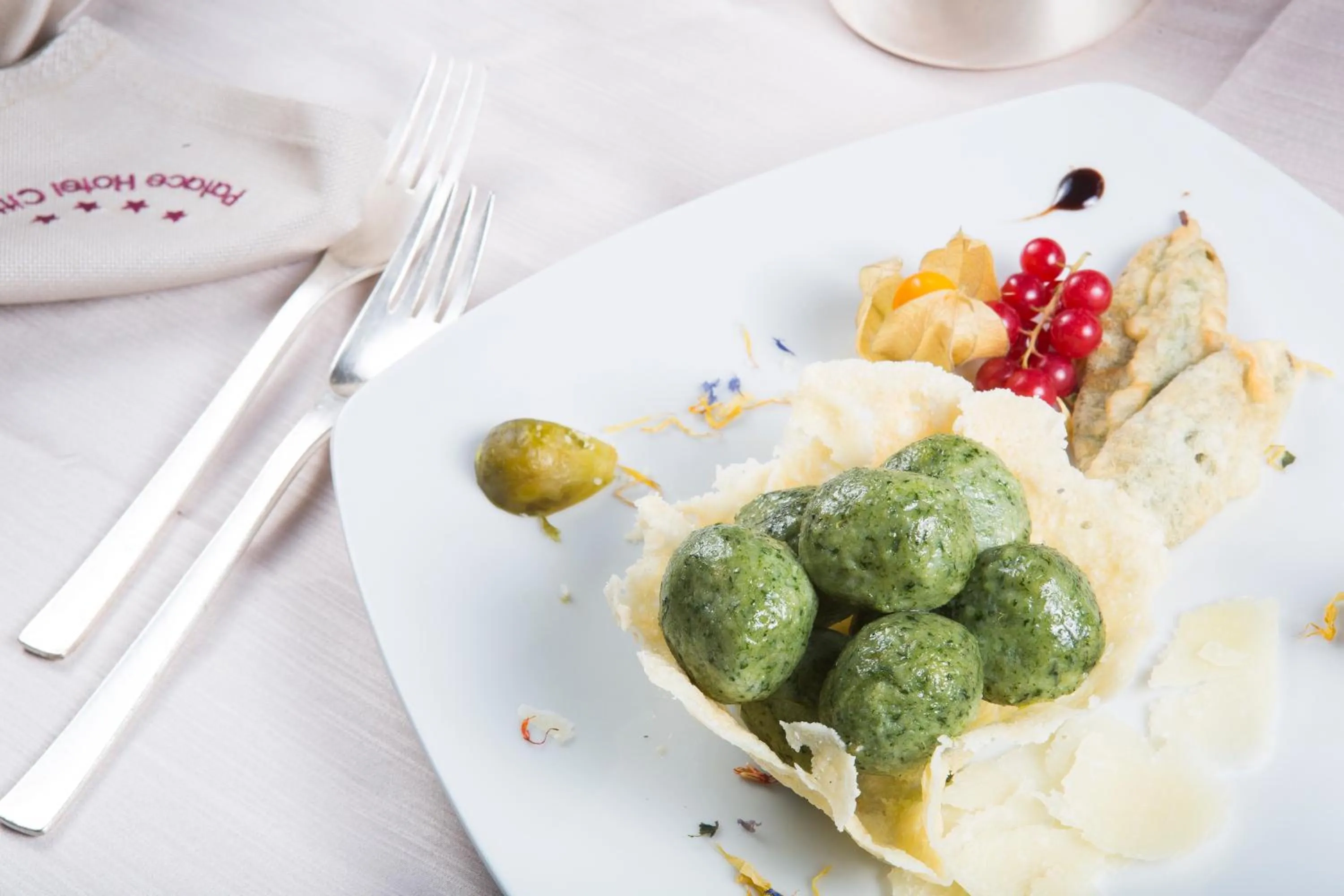 Food close-up in Palace Hotel Città