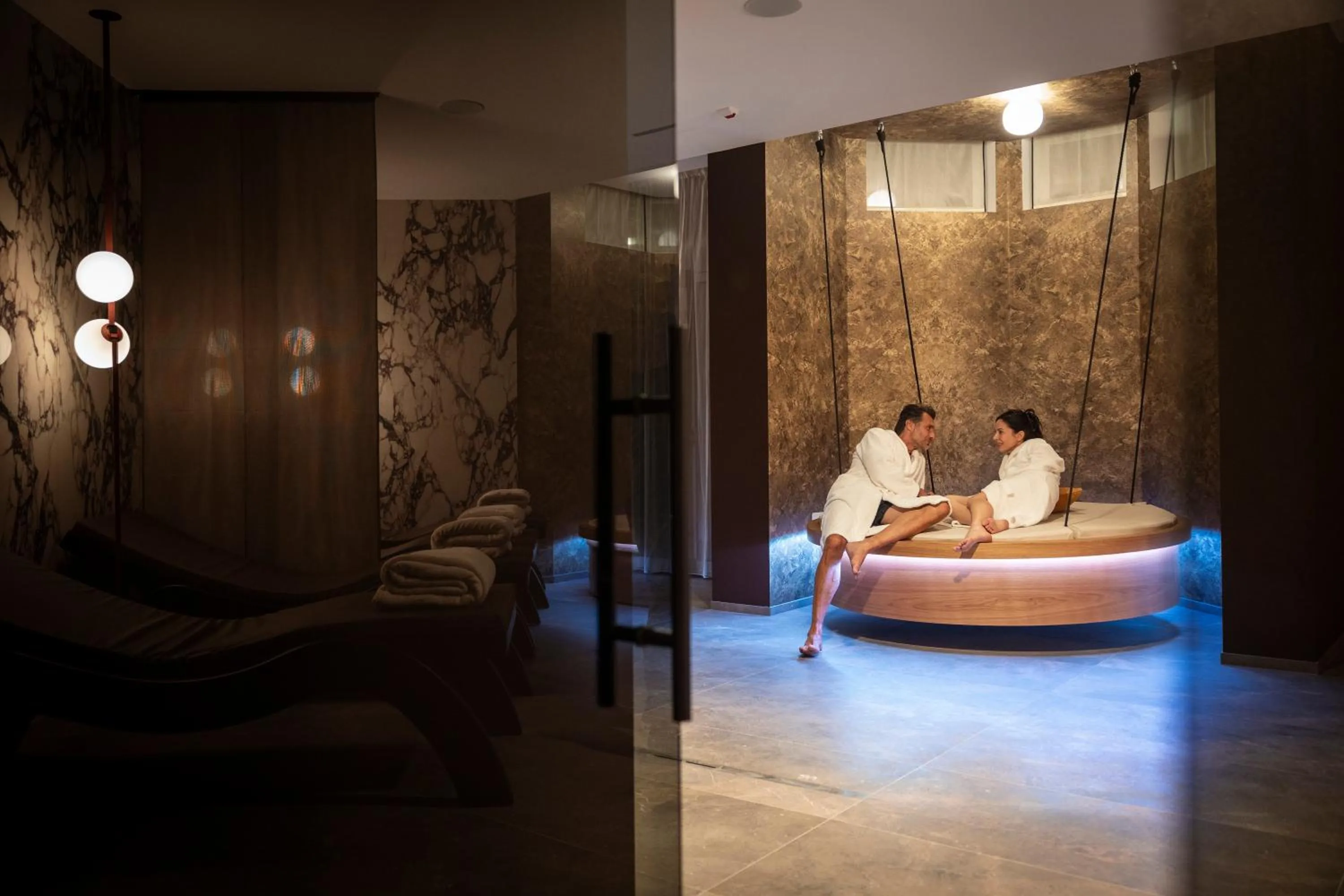 Spa and wellness centre/facilities, Bed in Palace Hotel Città