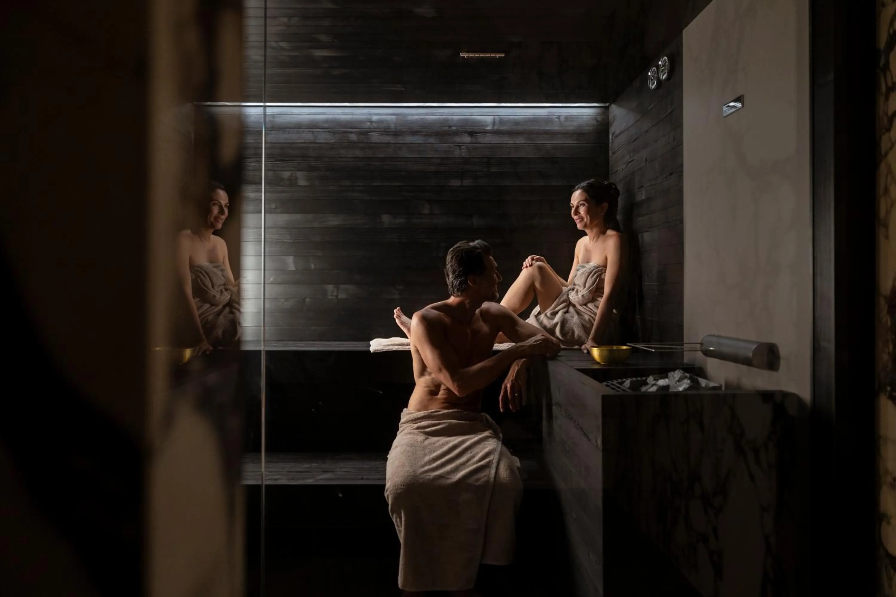 Sauna in Palace Hotel Città