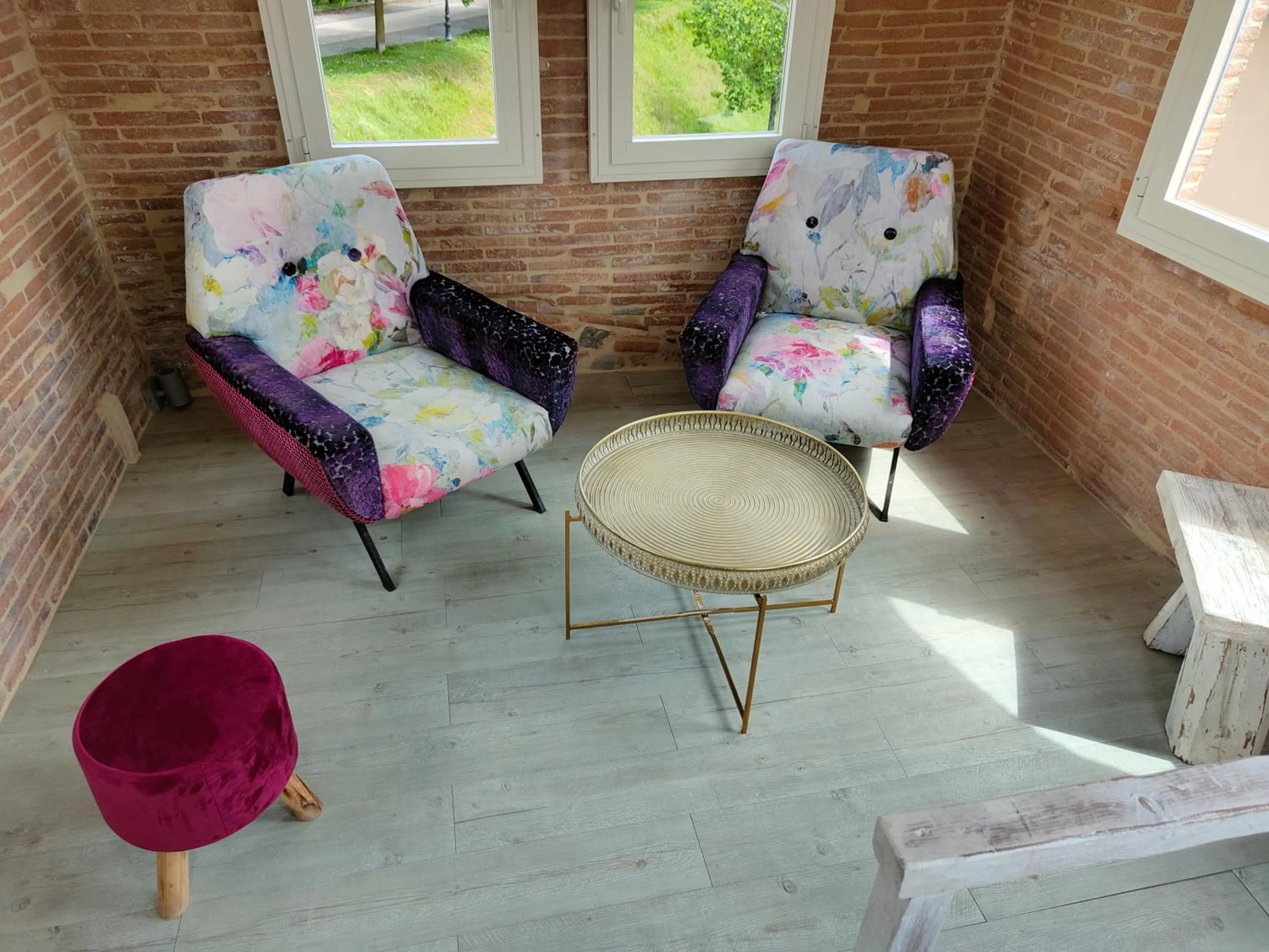 Living room in Inside the Wall