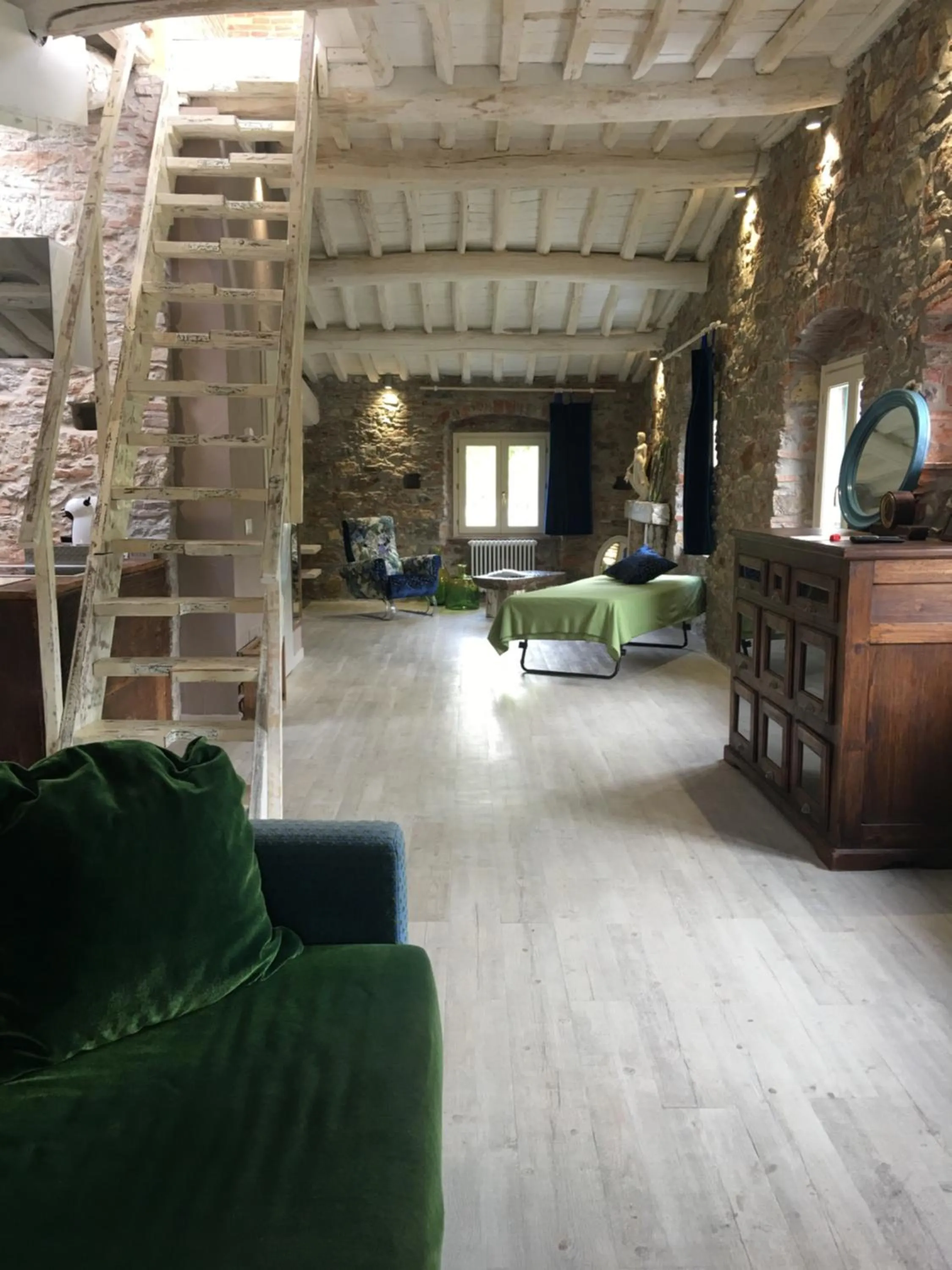 Living room in Inside the Wall