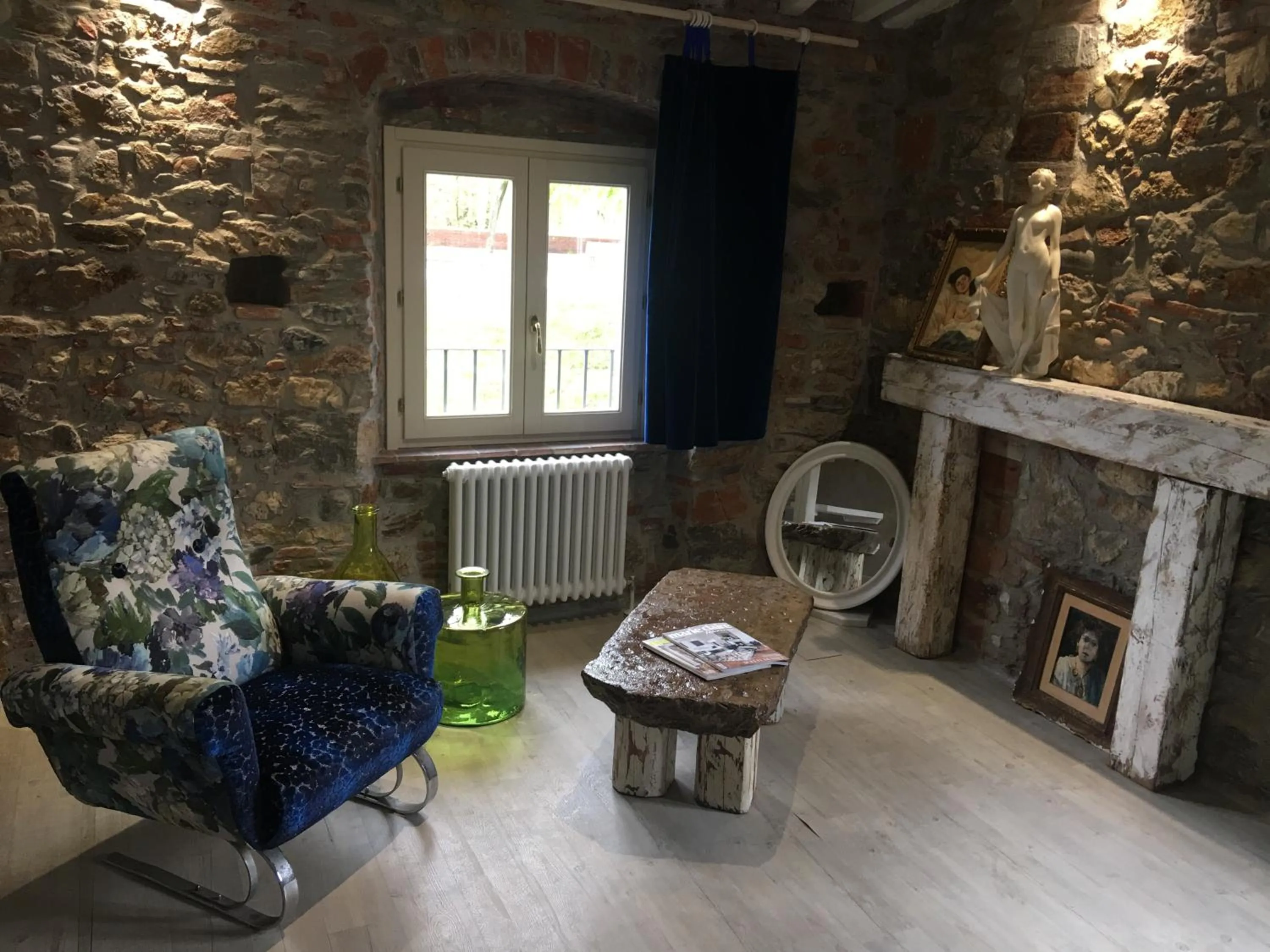 Living room in Inside the Wall