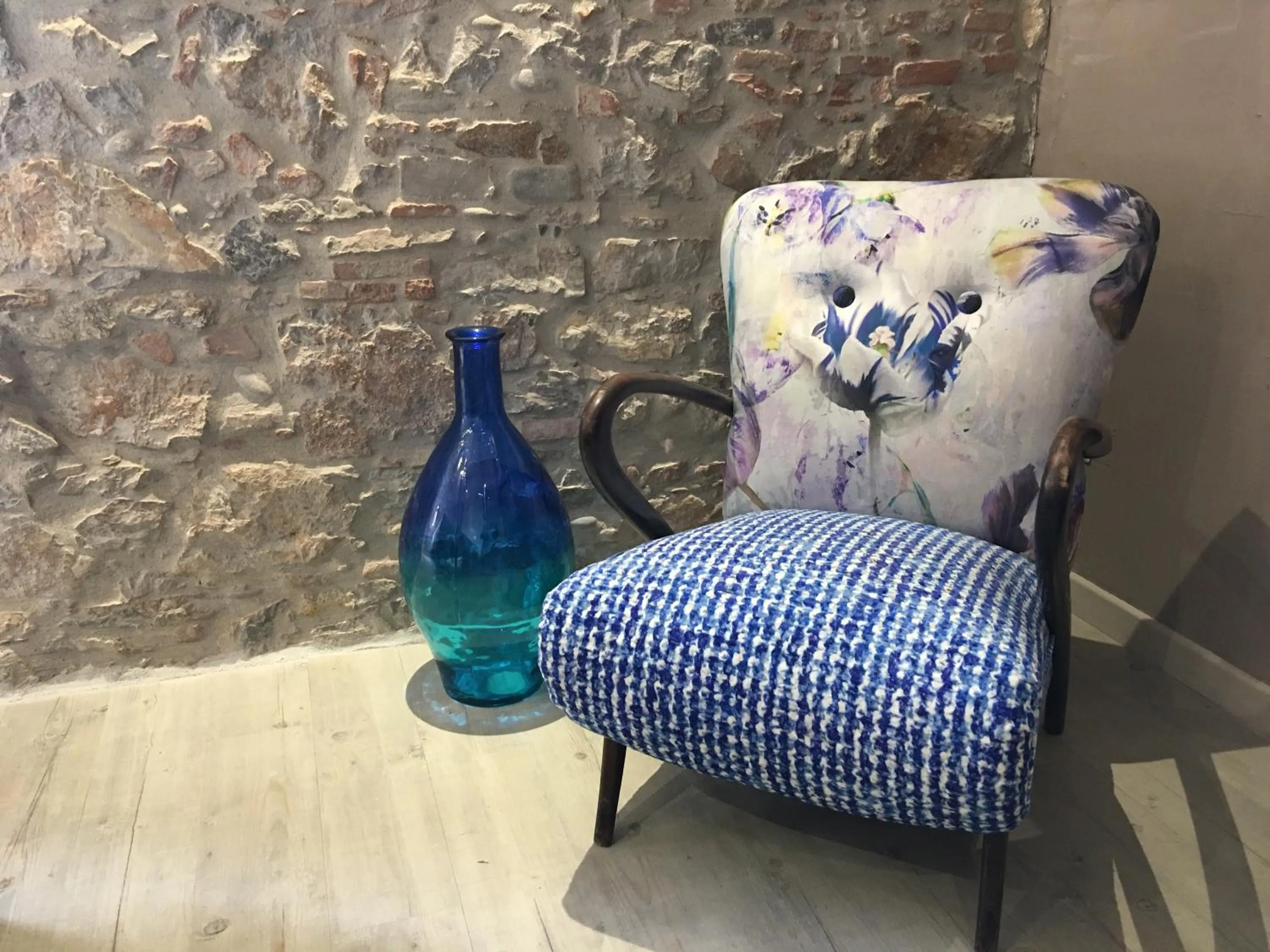 Seating area in Inside the Wall