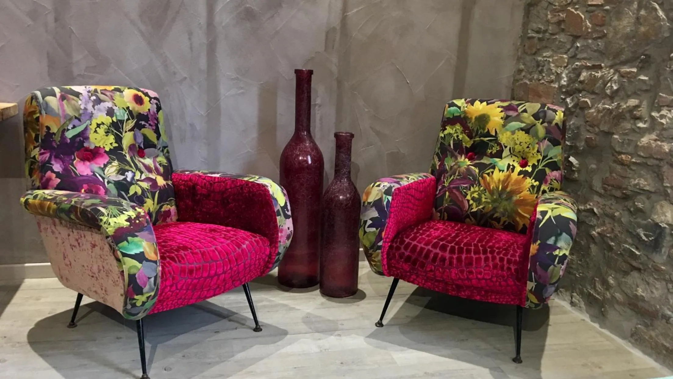 Seating area in Inside the Wall