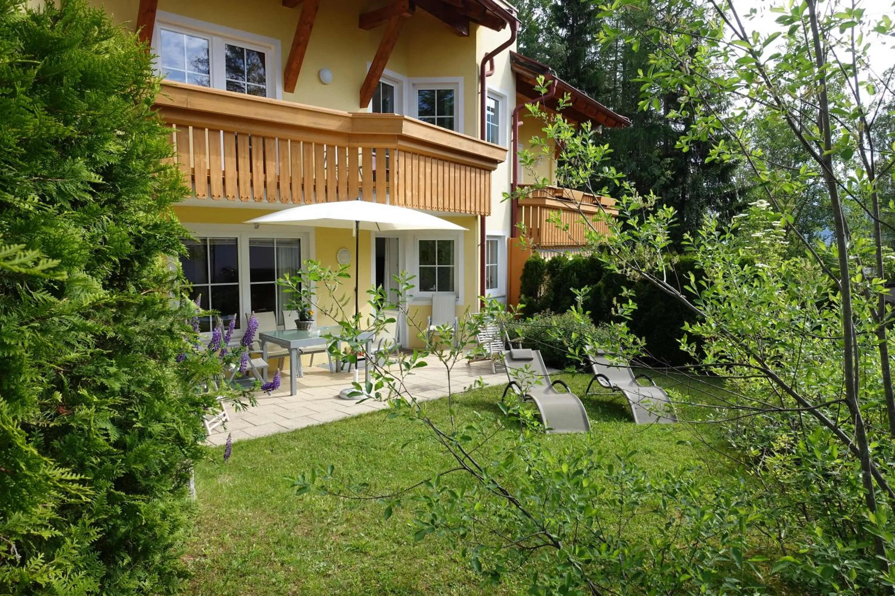 Balcony/Terrace in Haus Elisengrund am Geigenbuehel - chalet privé
