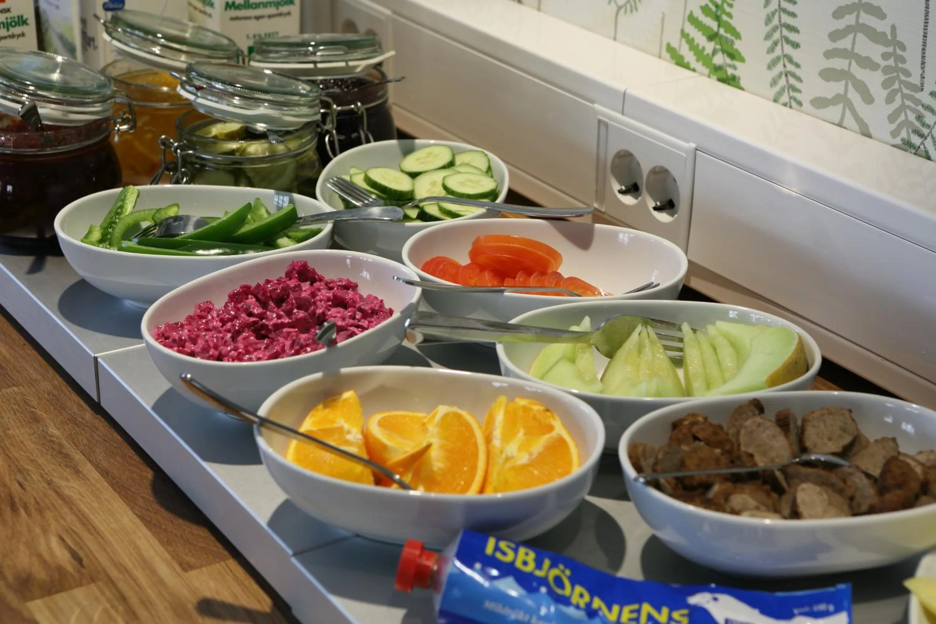 Buffet breakfast in Best Western Uppsala