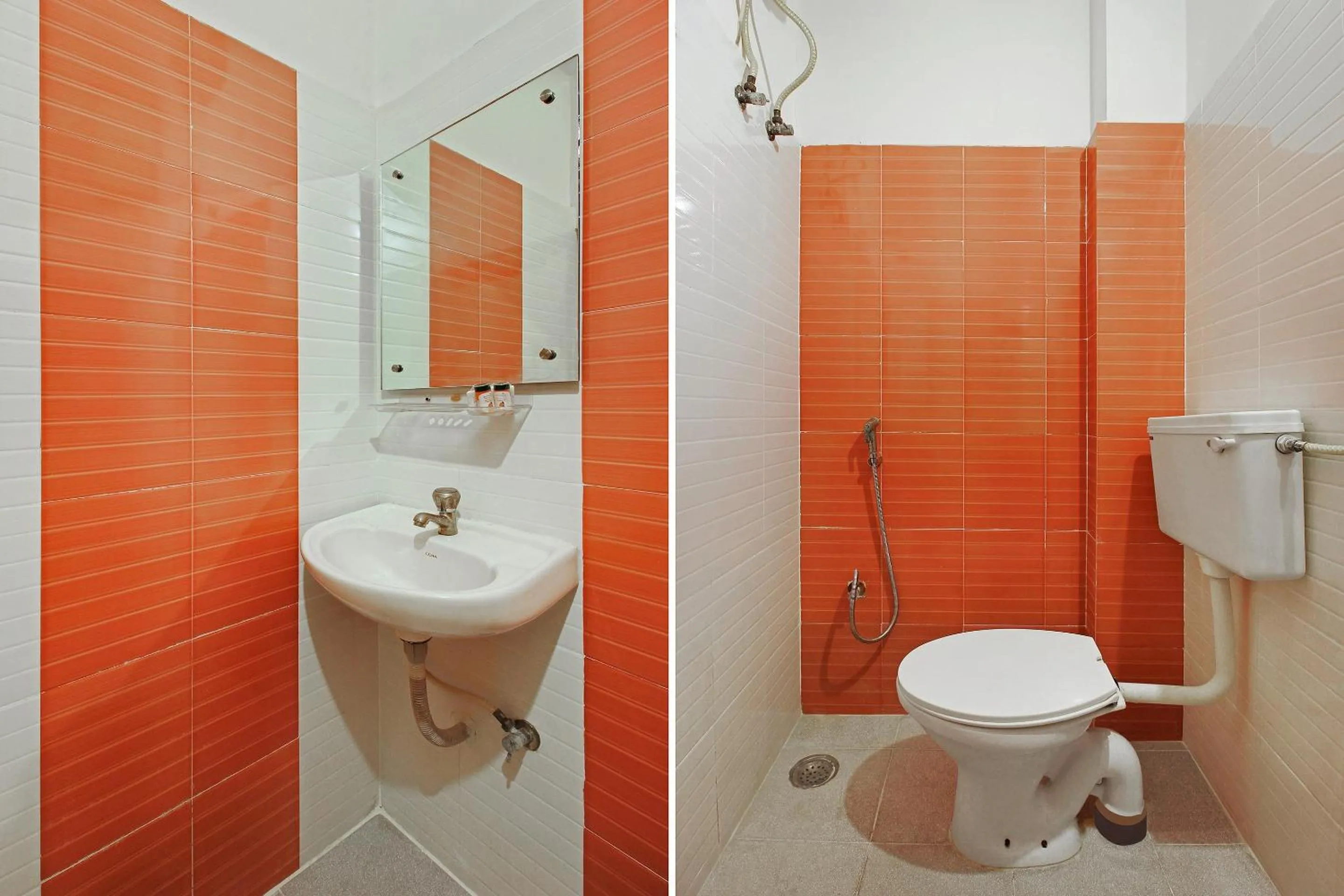 Bathroom in Super Hotel O Golden Hive Madhapur Near Shilparamam