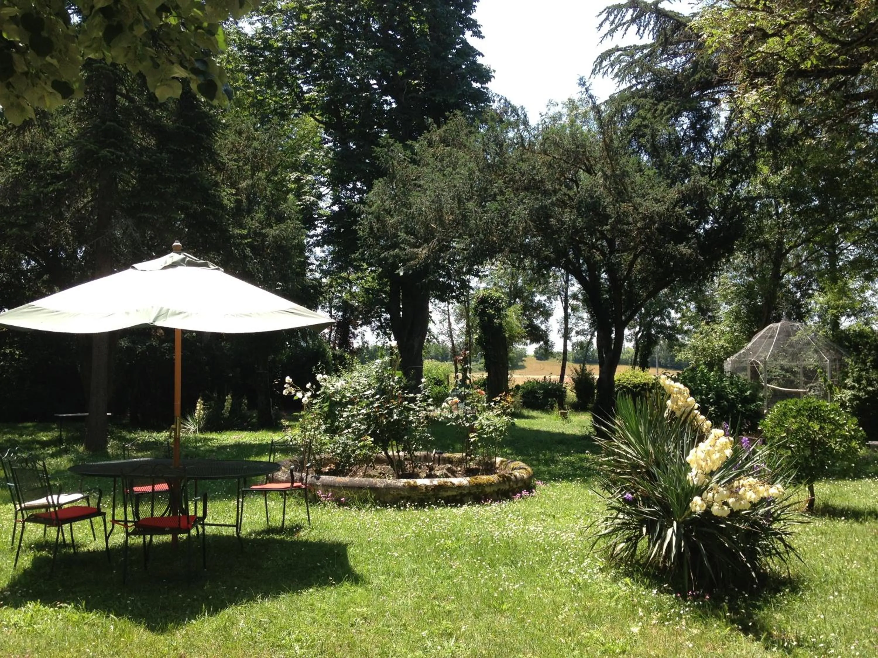 Garden in Le Moulin du Carla
