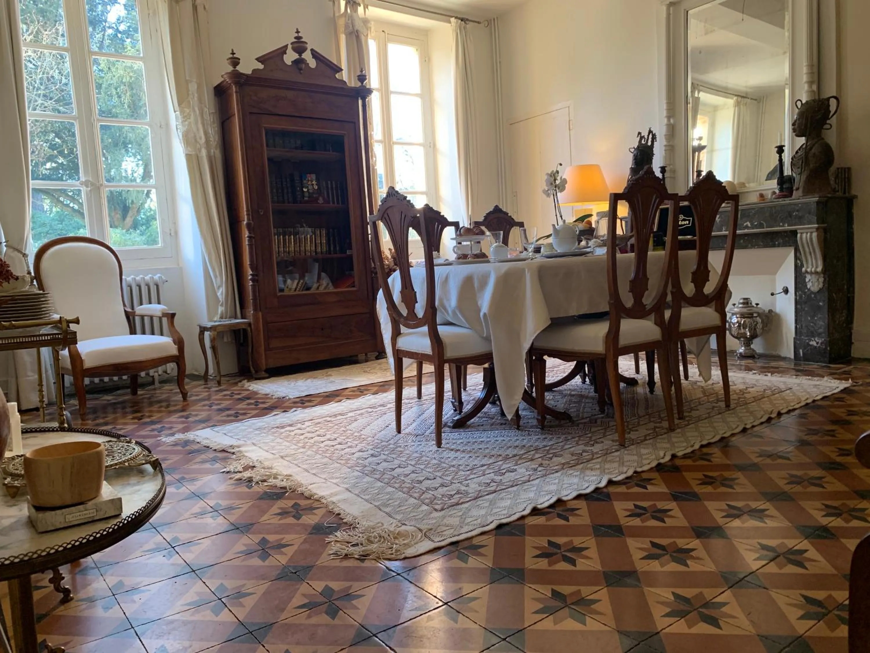 Dining area in Le Moulin du Carla