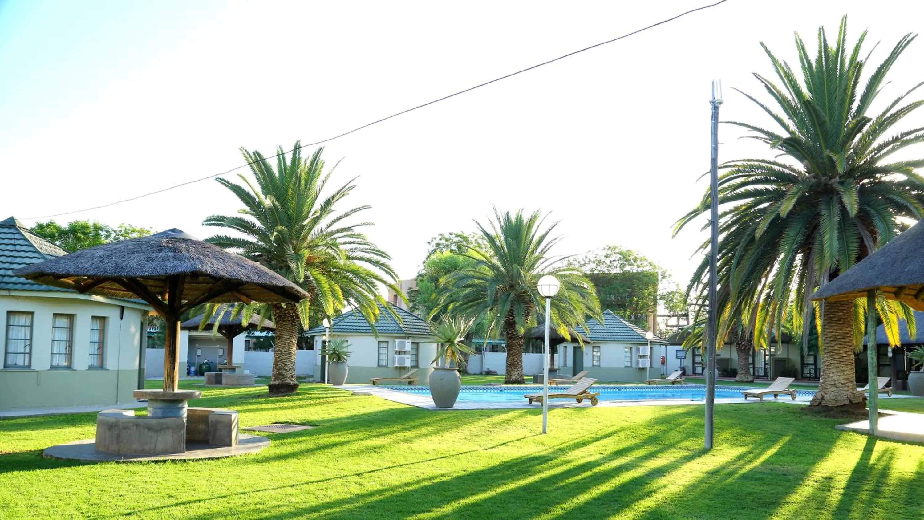 Garden in Kalahari Arms Hotel