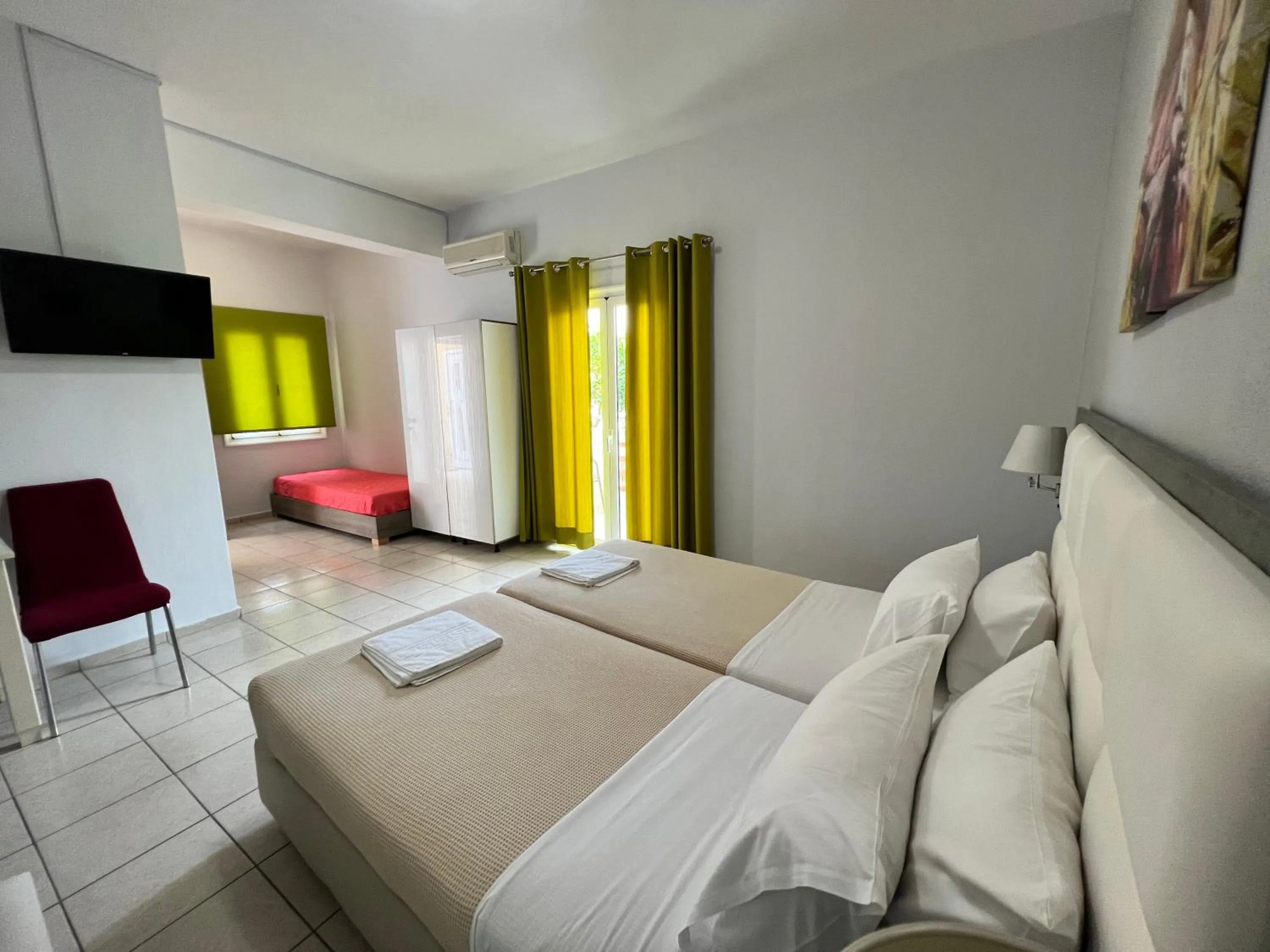 Bed in Maria Hotel Sisi