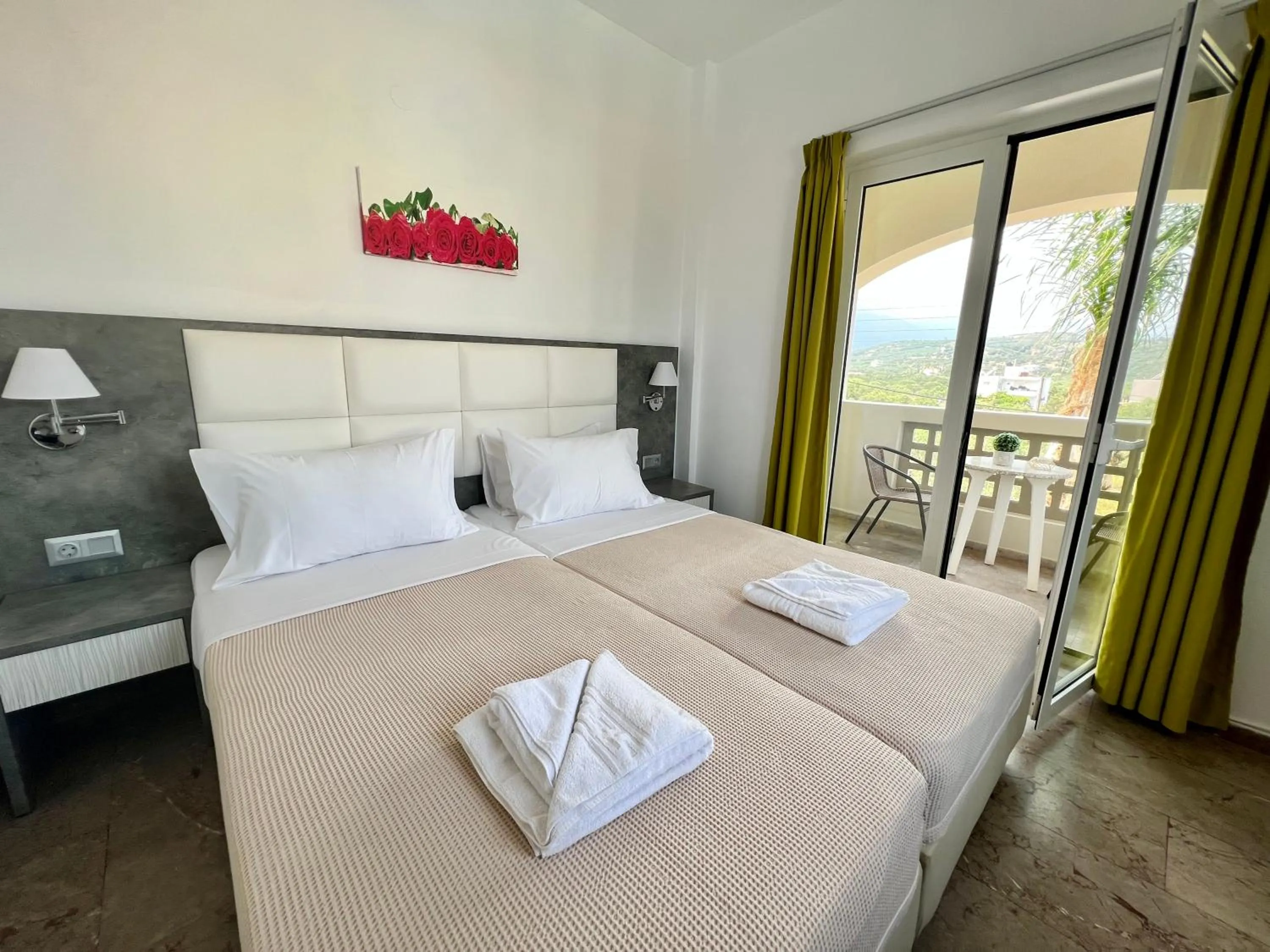 Bed in Maria Hotel Sisi