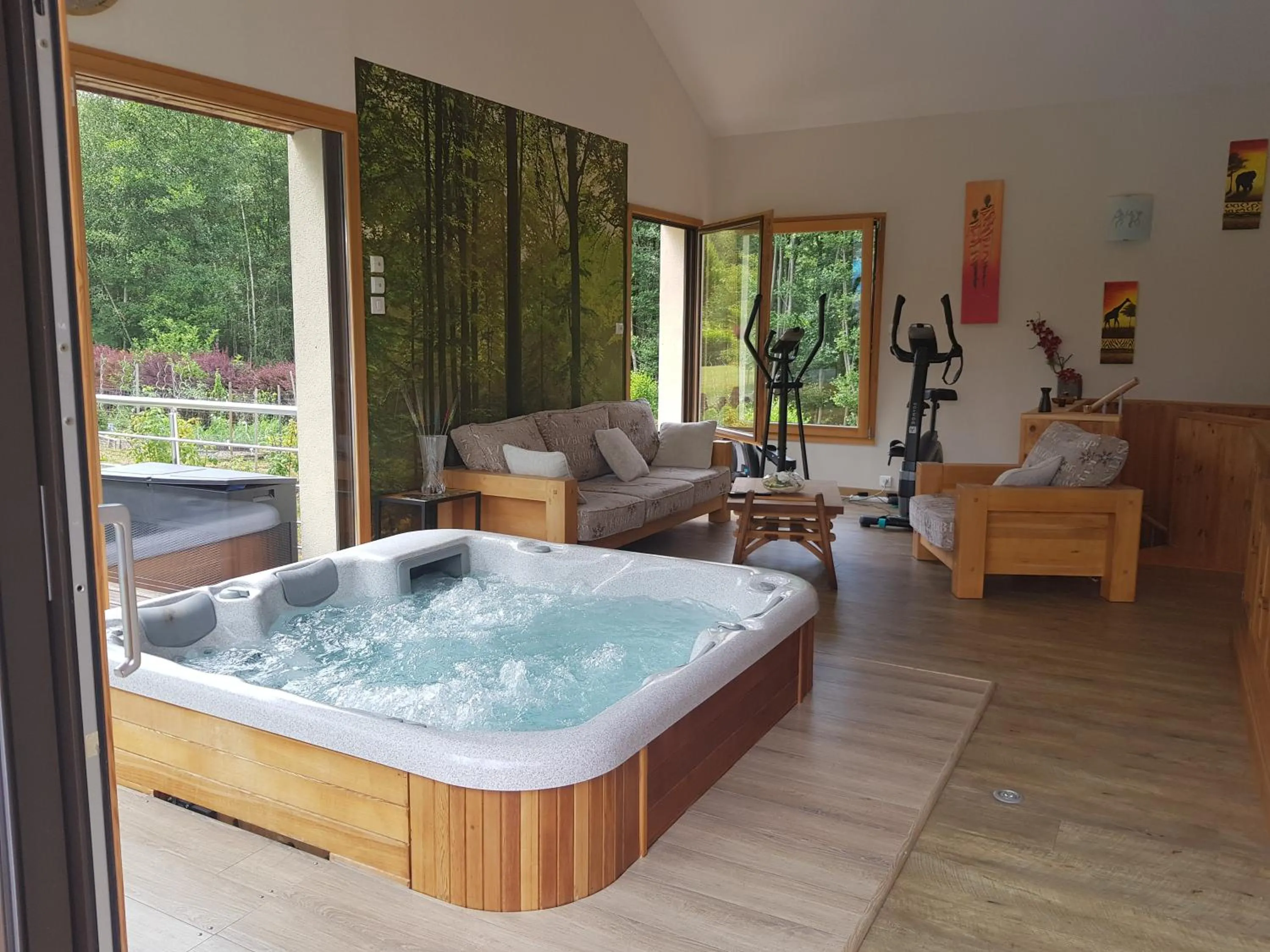 Spa and wellness centre/facilities in Le Clos des Aulnes