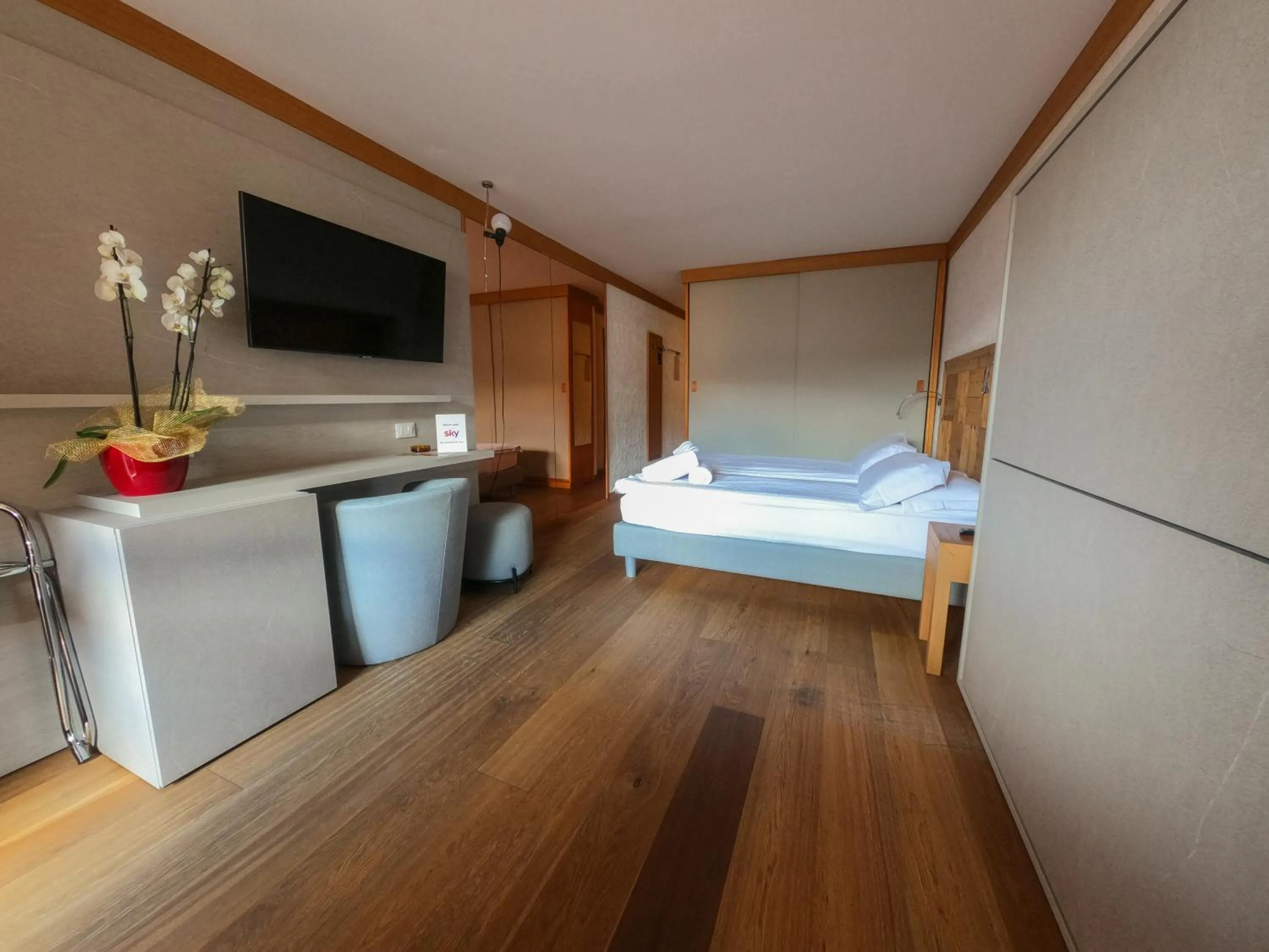 Bedroom, Bed in Style Hotel Grifone