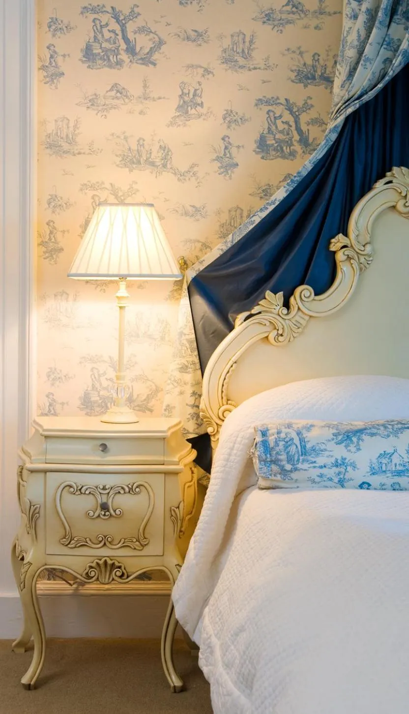 Decorative detail, Bed in Castle House B and B