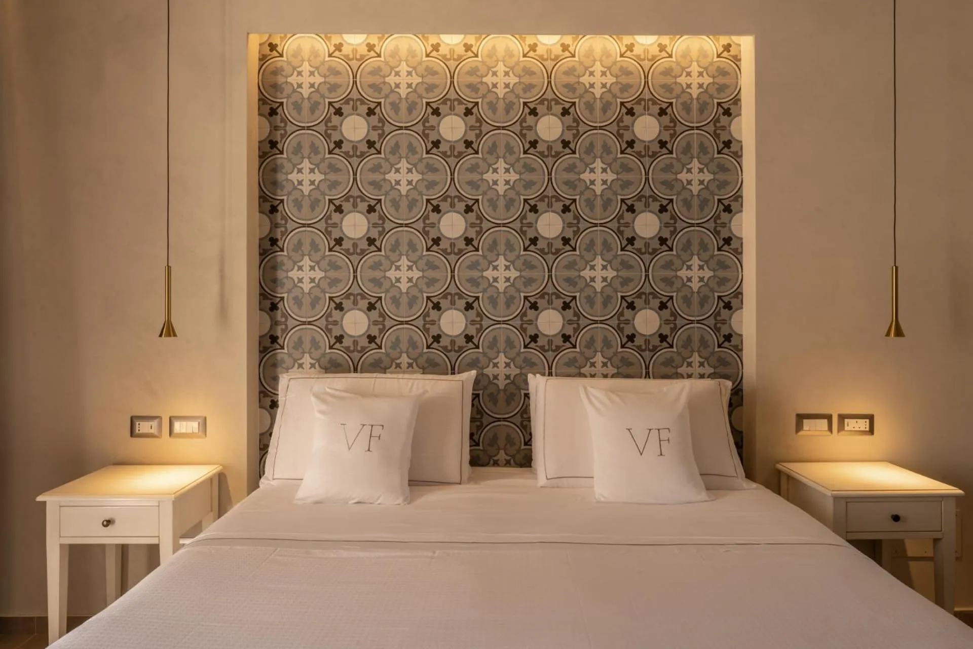 Bed in Villa Fiorita Boutique Hotel