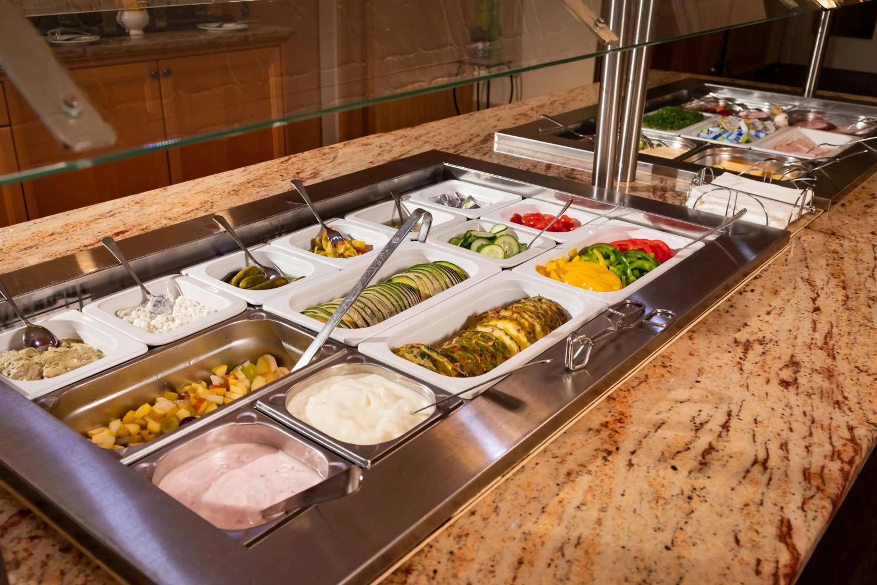 Buffet breakfast in Hotel Allmer