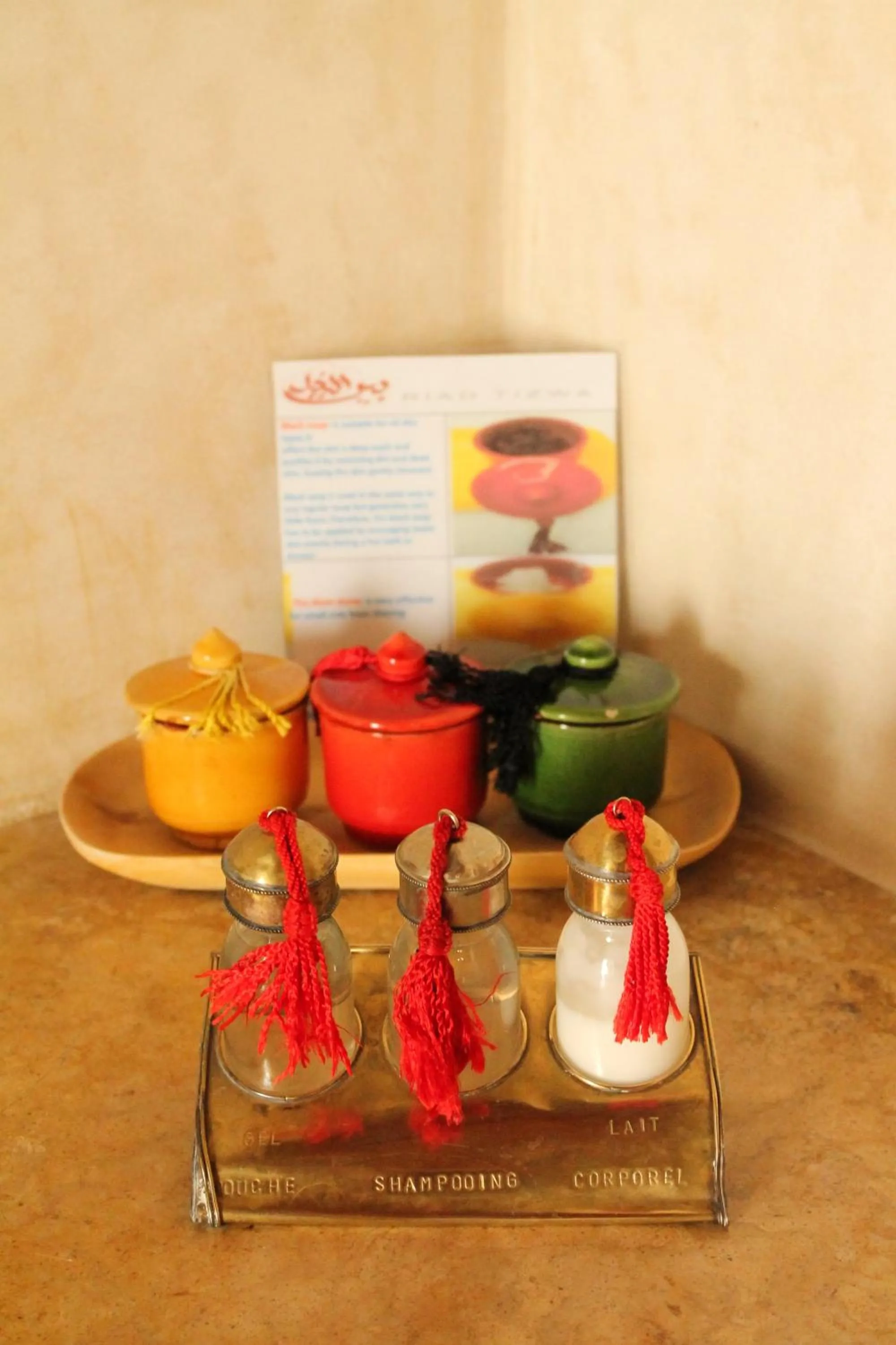 Decorative detail in Riad Tizwa Marrakech