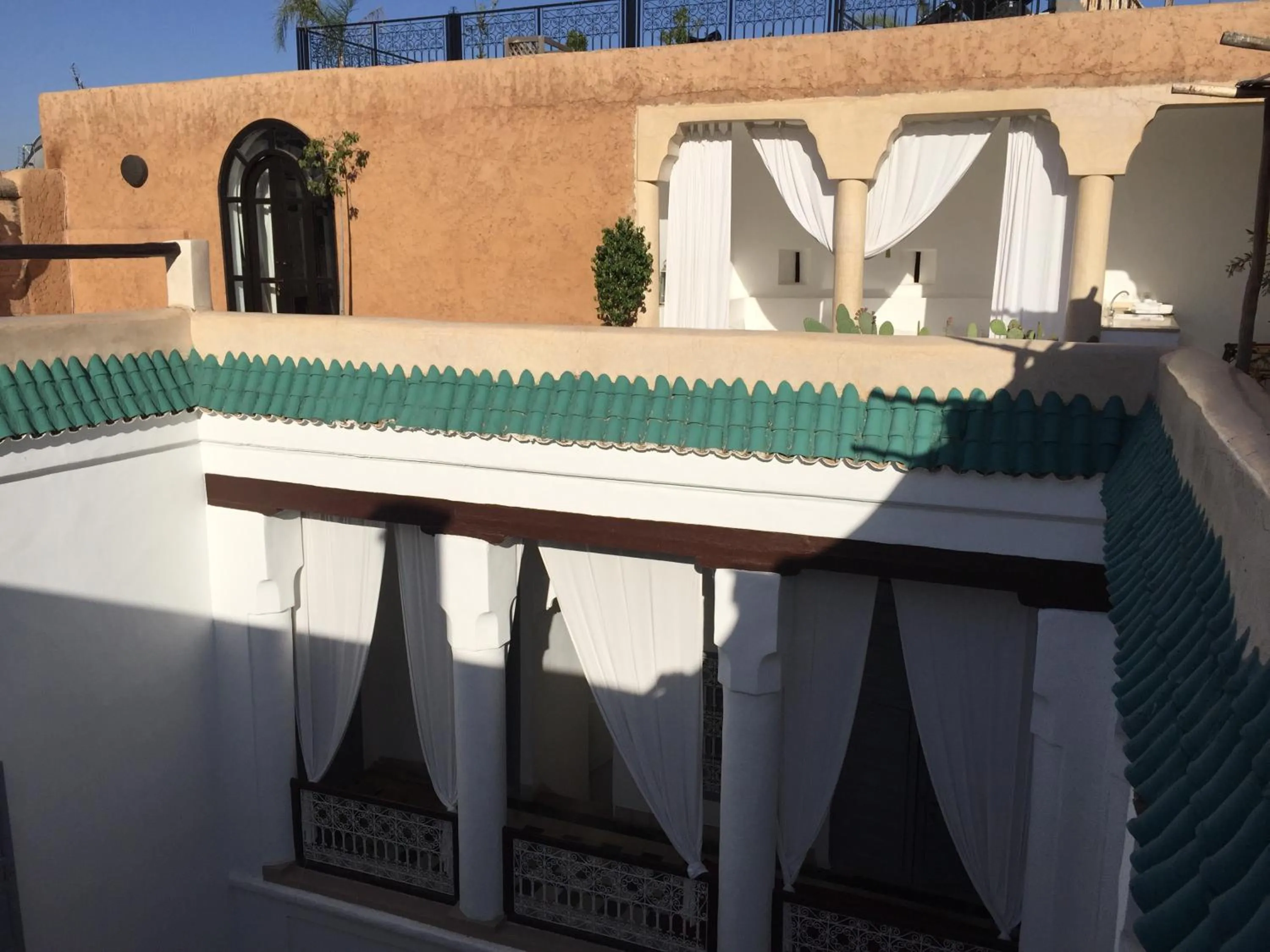 Bird's eye view in Riad Tizwa Marrakech
