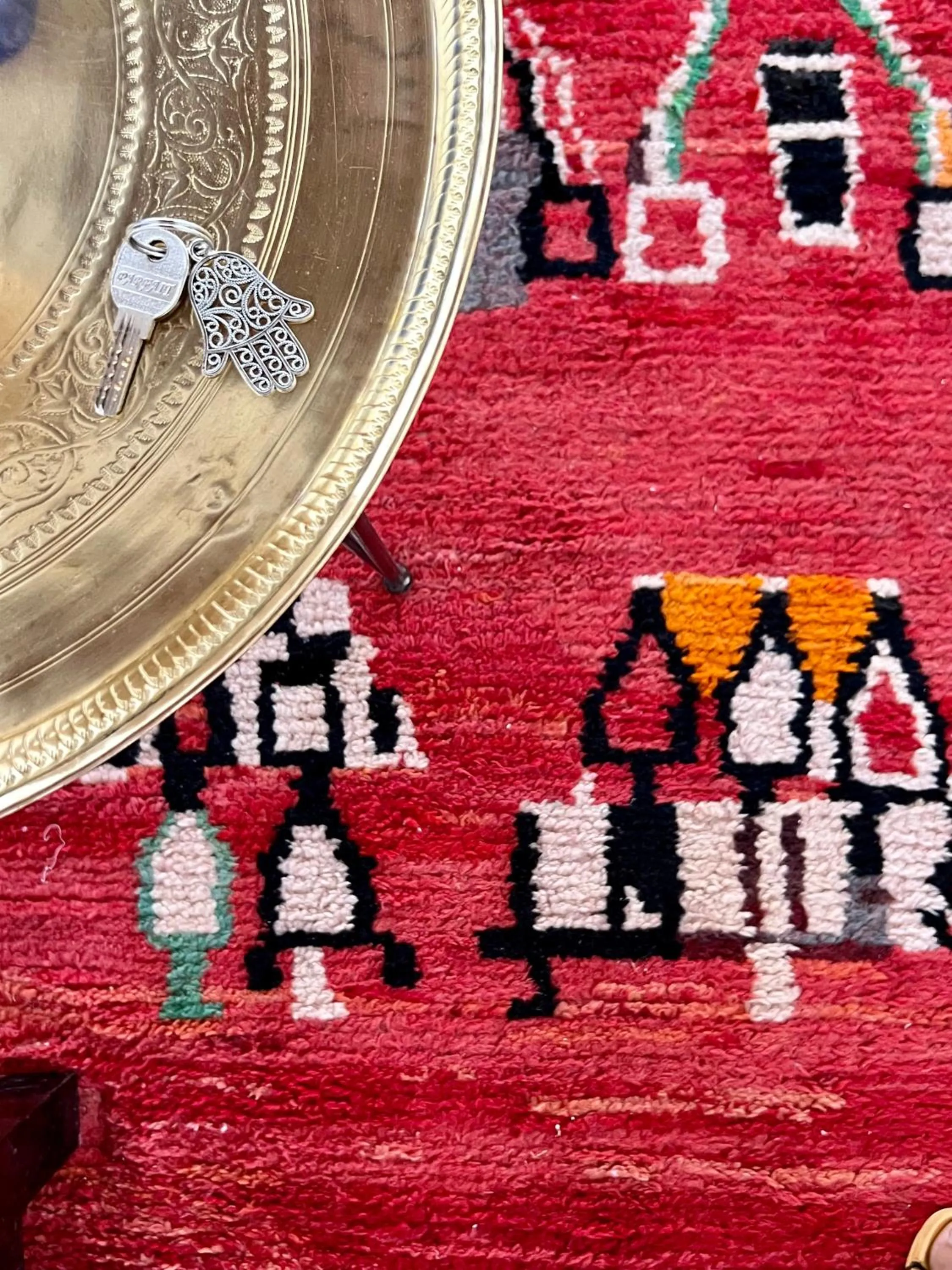 Decorative detail in Riad Tizwa Marrakech