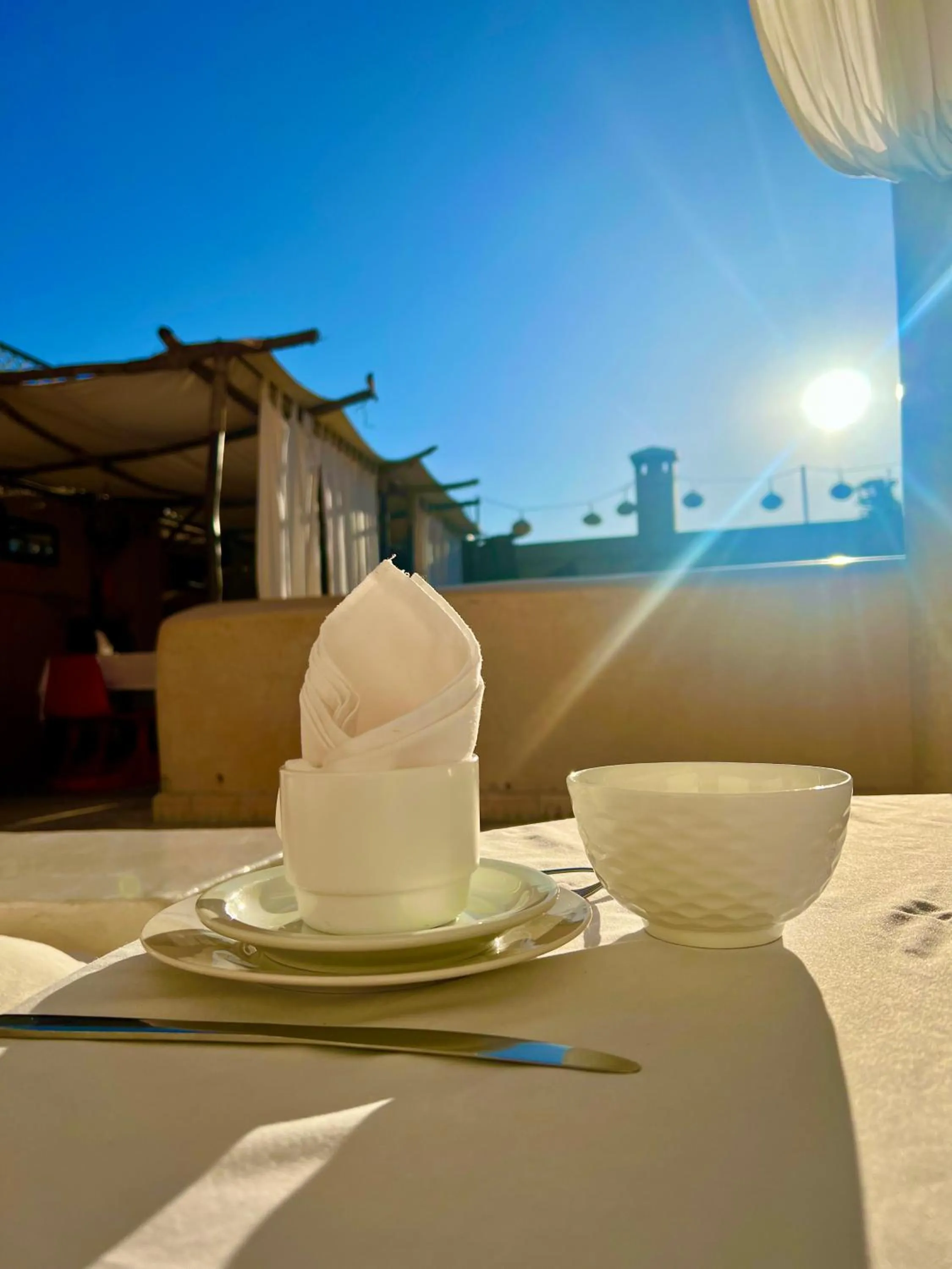 Restaurant/places to eat in Riad Tizwa Marrakech