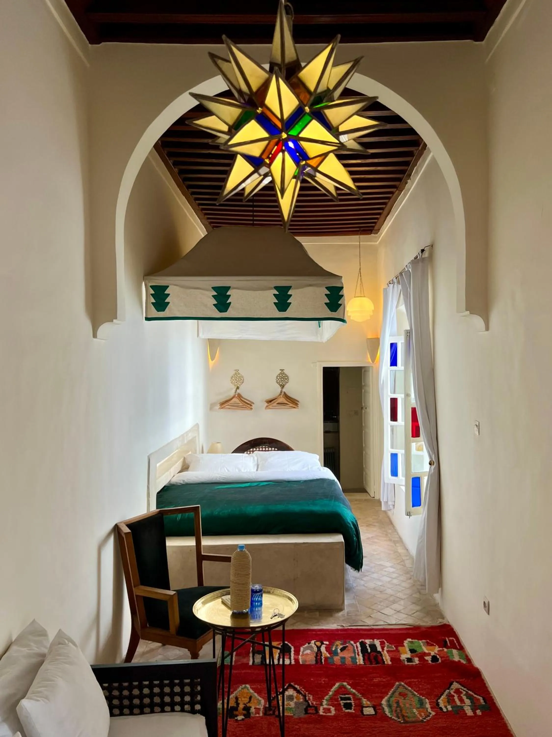 Photo of the whole room, Bed in Riad Tizwa Marrakech